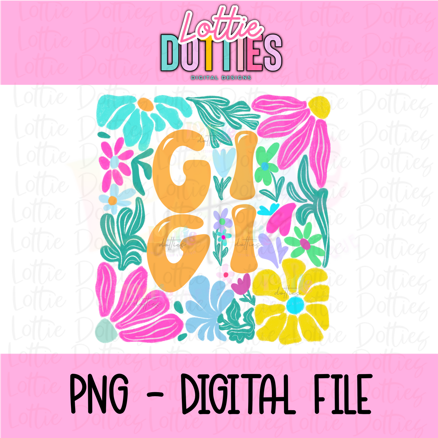 Gigi PNG - Gigi Design Png - Digital Download