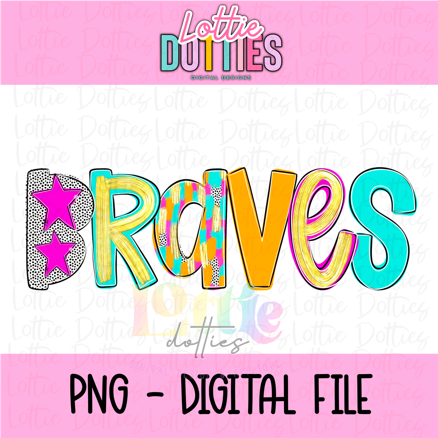 Braves PNG - Braves sublimation design - Digital Download - poppy mascot