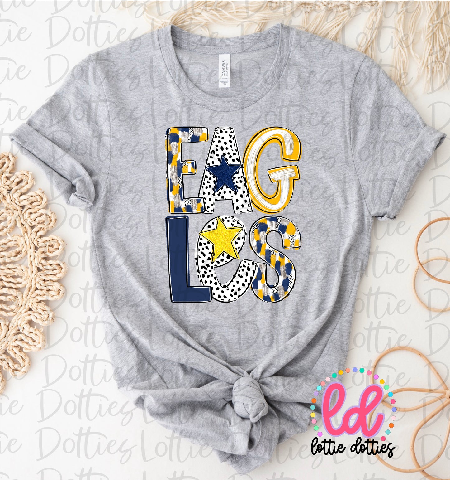 Navy & Gold Poppy Alpha - Navy & Athletic Gold - Alphabet - Alpha Pack - Alphabet Clipart - Instant Download - Alpha Packs
