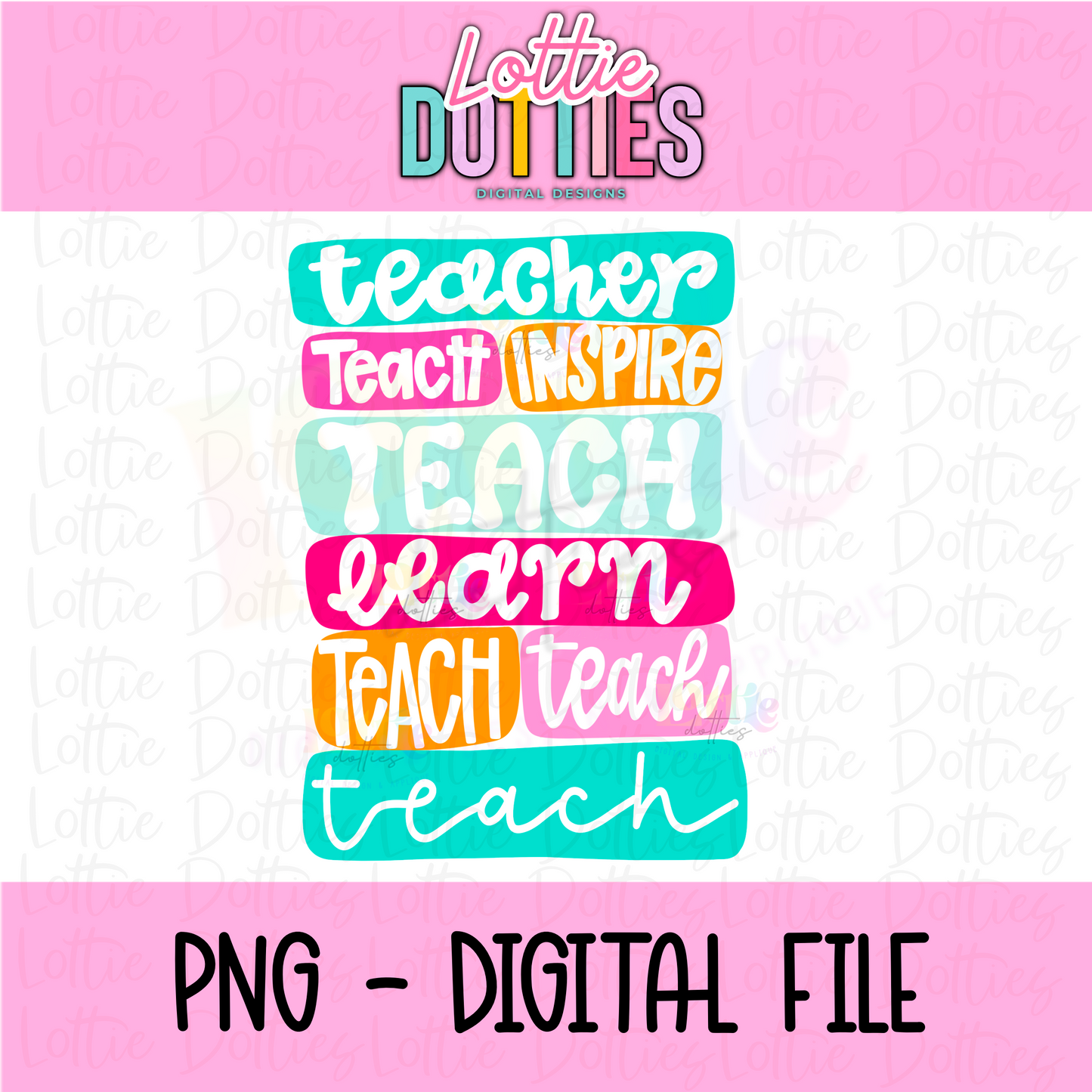 Teacher PNG - Teacher Sublimation - Digital Download