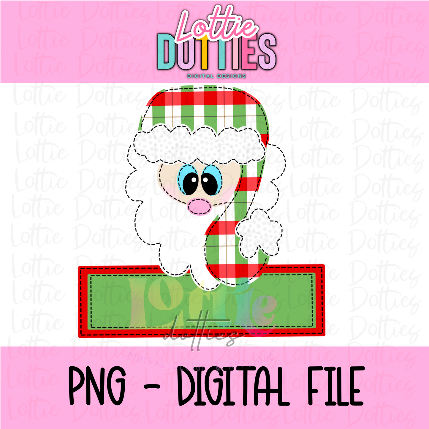 Santa Plaid Box PNG - Santa Plaid Box- Sublimation - Digital Download