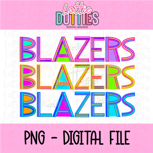 Blazers PNG - Sublimation - Digital Download