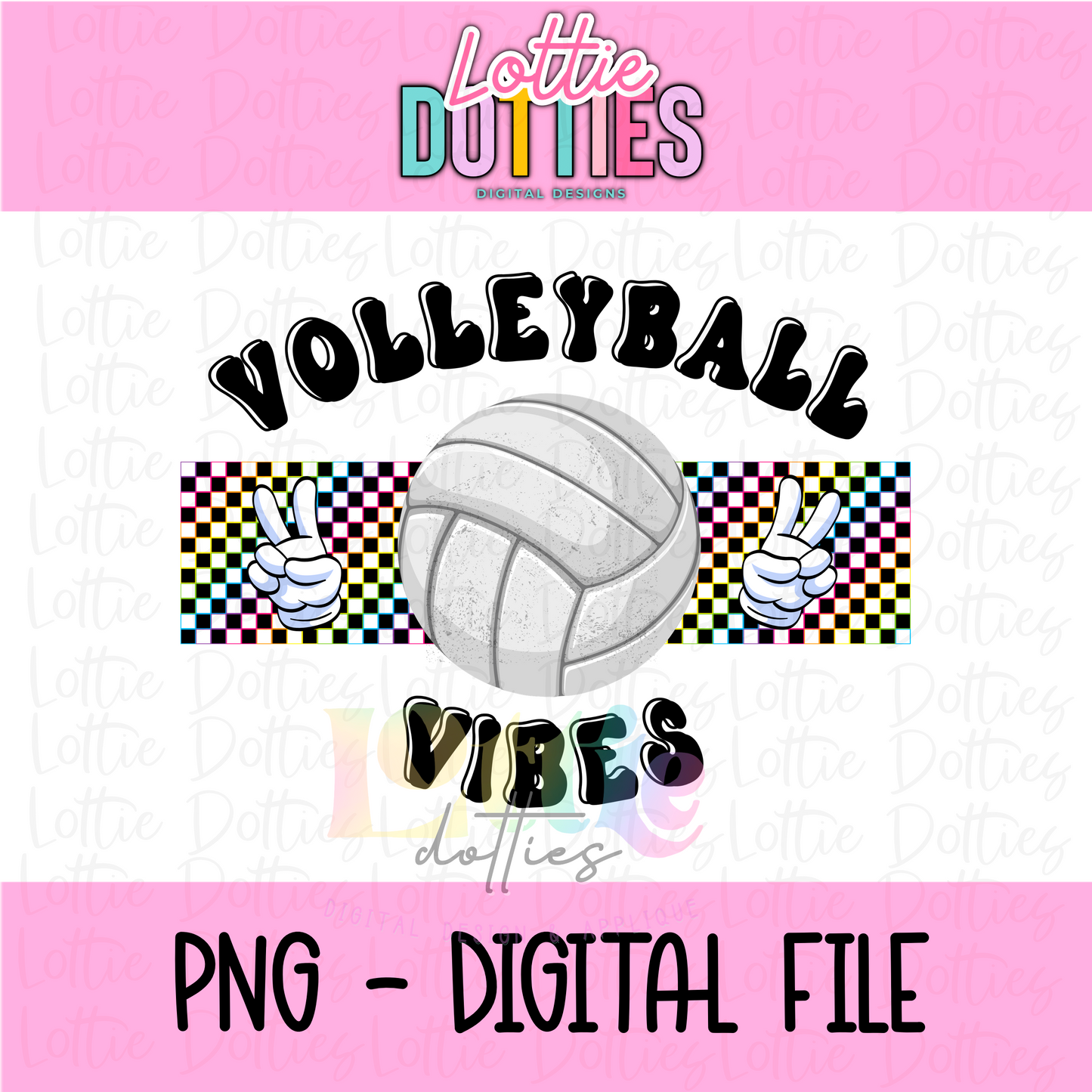 Volleyball Vibes PNG - Volleyball Designs - Digital Download