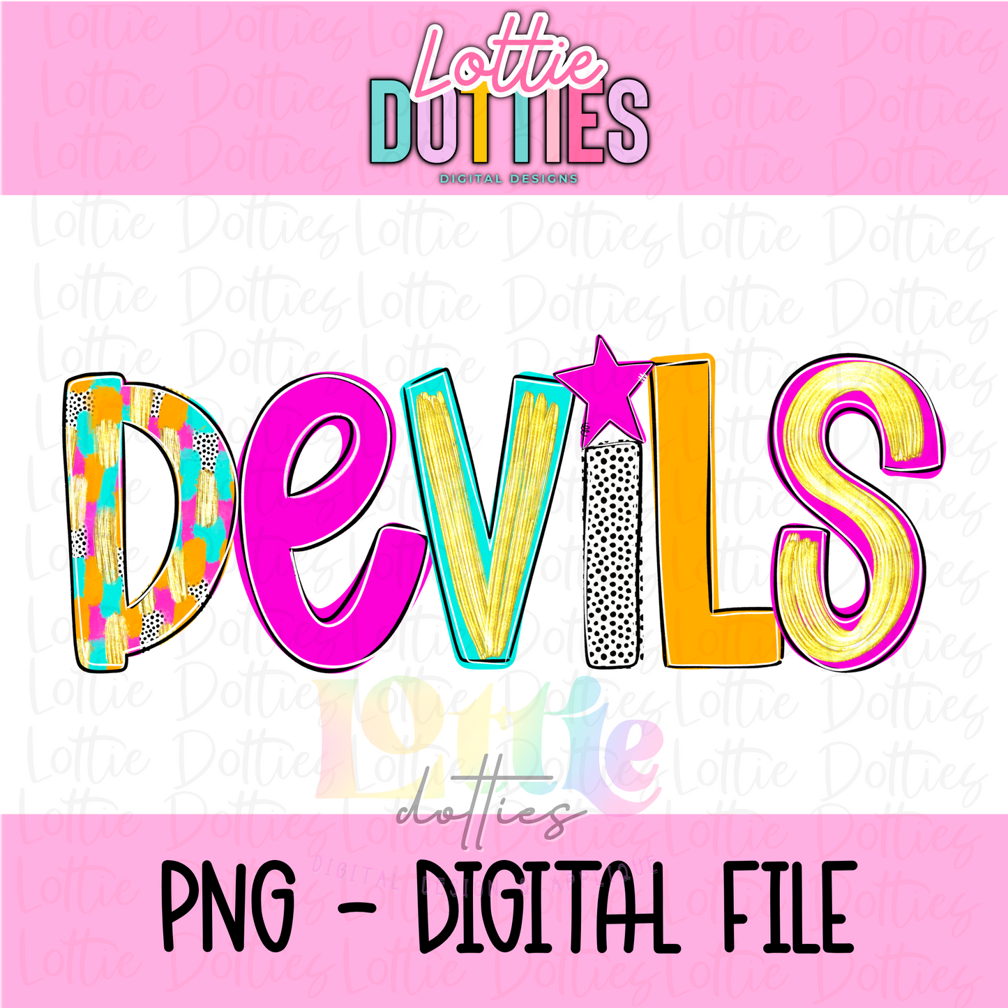 Devils Png - Devils Sublimation Design - Digital Download