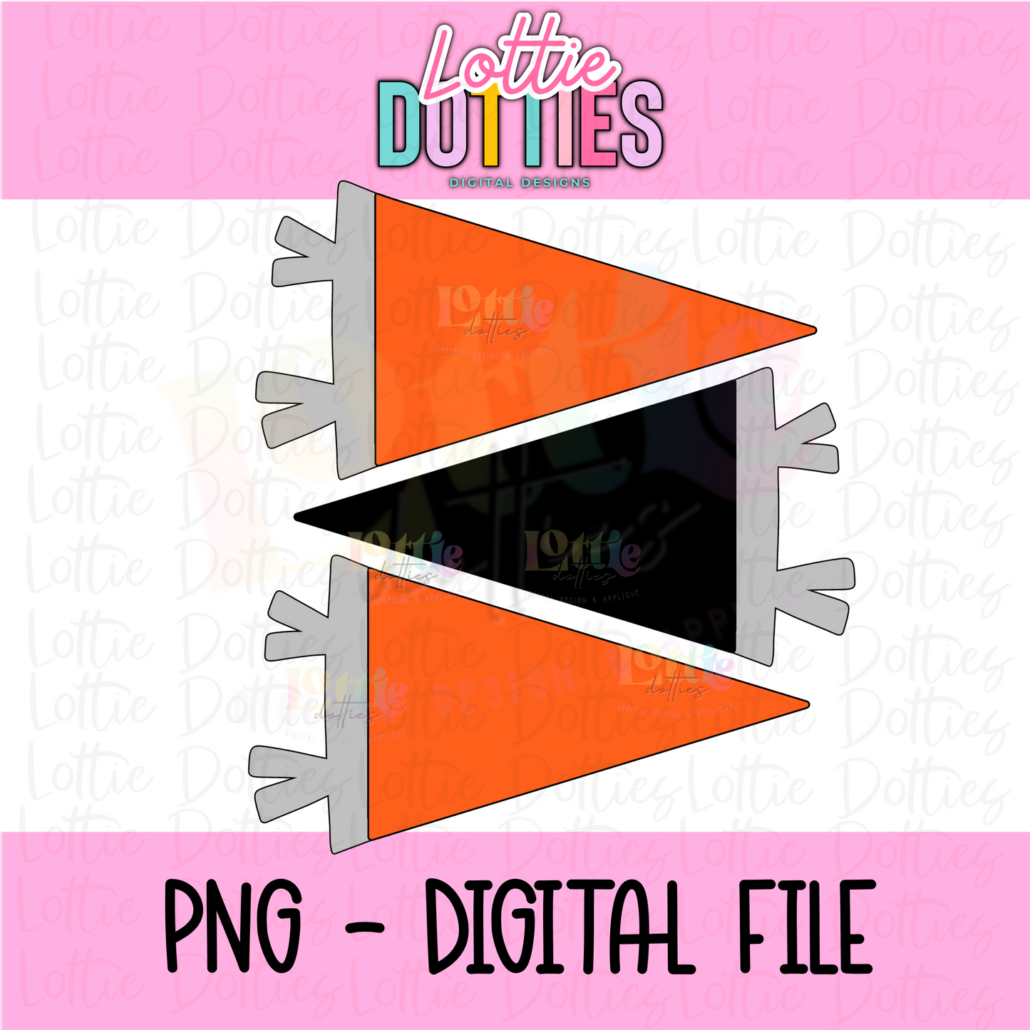 Orange and Black Flags PNG - Flags Sublimation - Digital Download