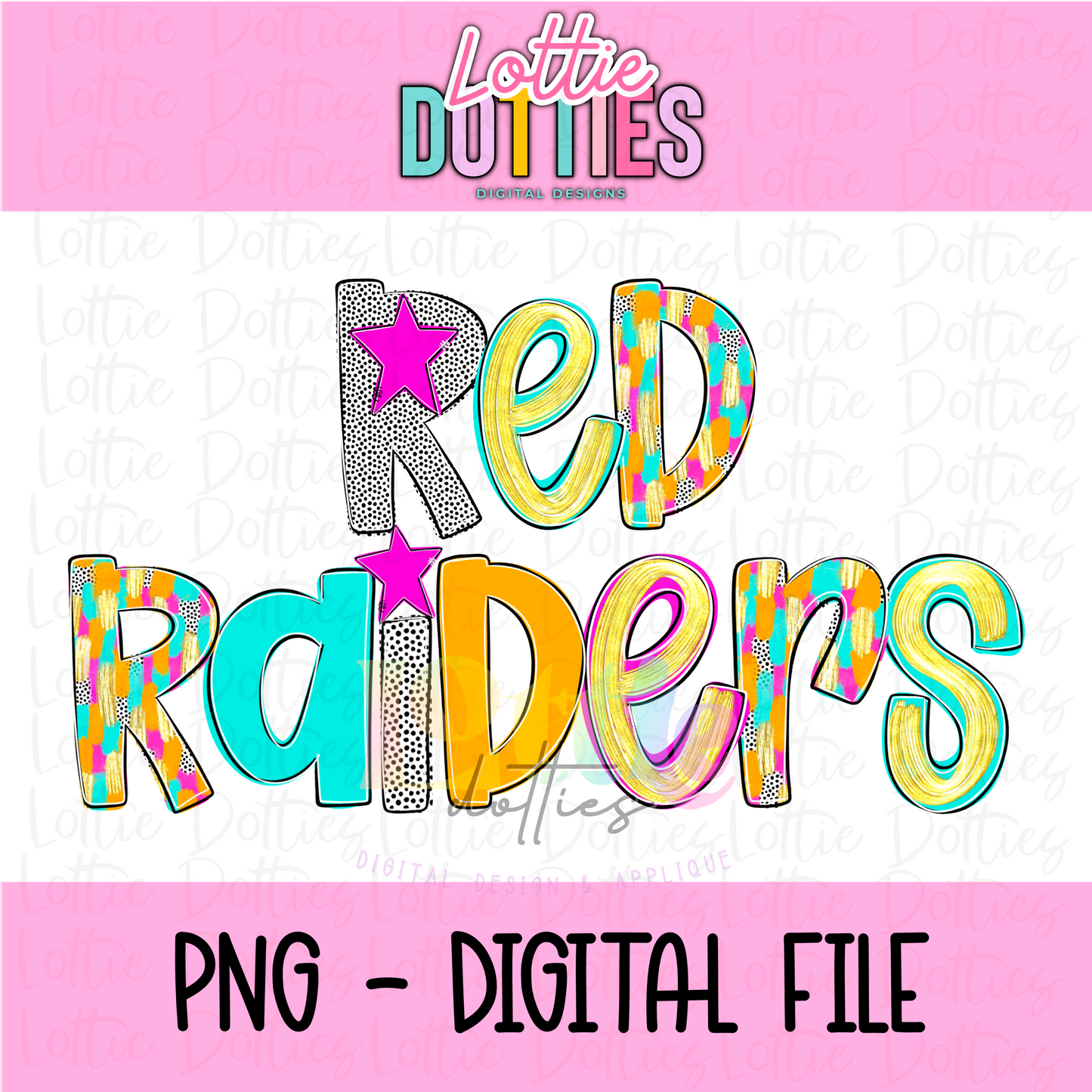 Red Raiders Png - Red Raiders Sublimation Design - Digital Download