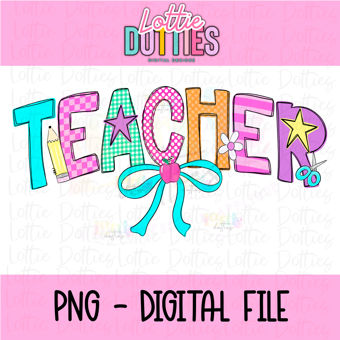 Teacher - Teacher PNG- Instant Download