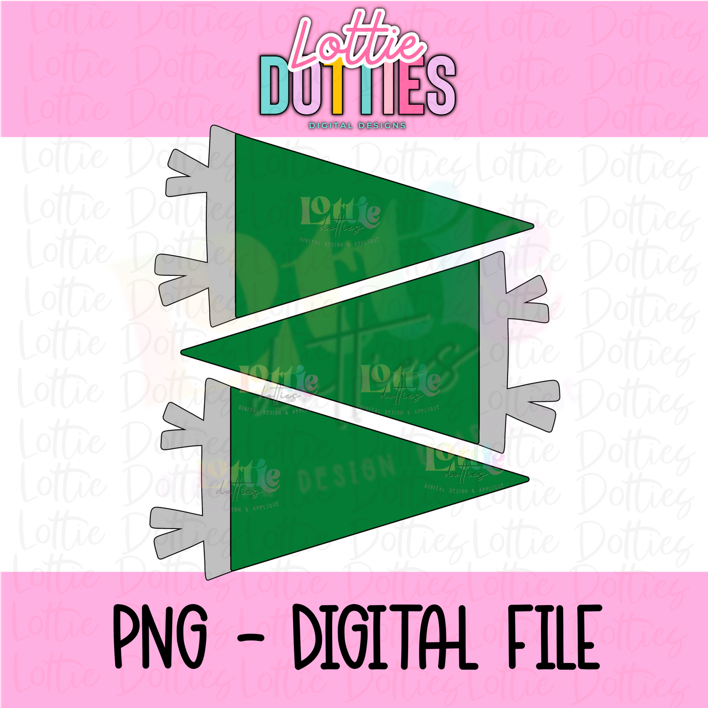 Green Flags PNG - Flags Sublimation - Digital Download