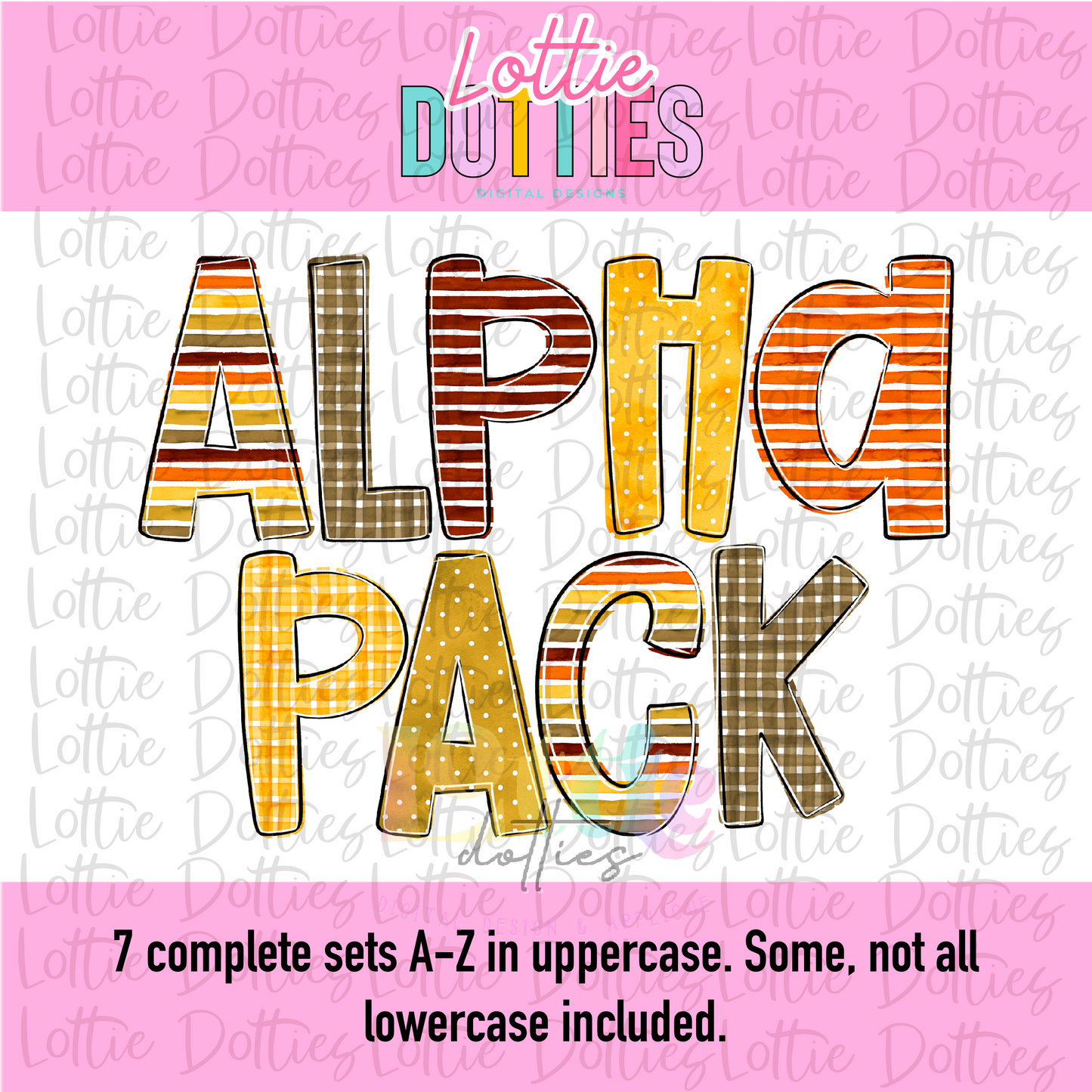 Fall Watercolors Alpha - Fall Alphabet - Alpha Pack - Alphabet Clipart - Instant Download - Alpha Packs