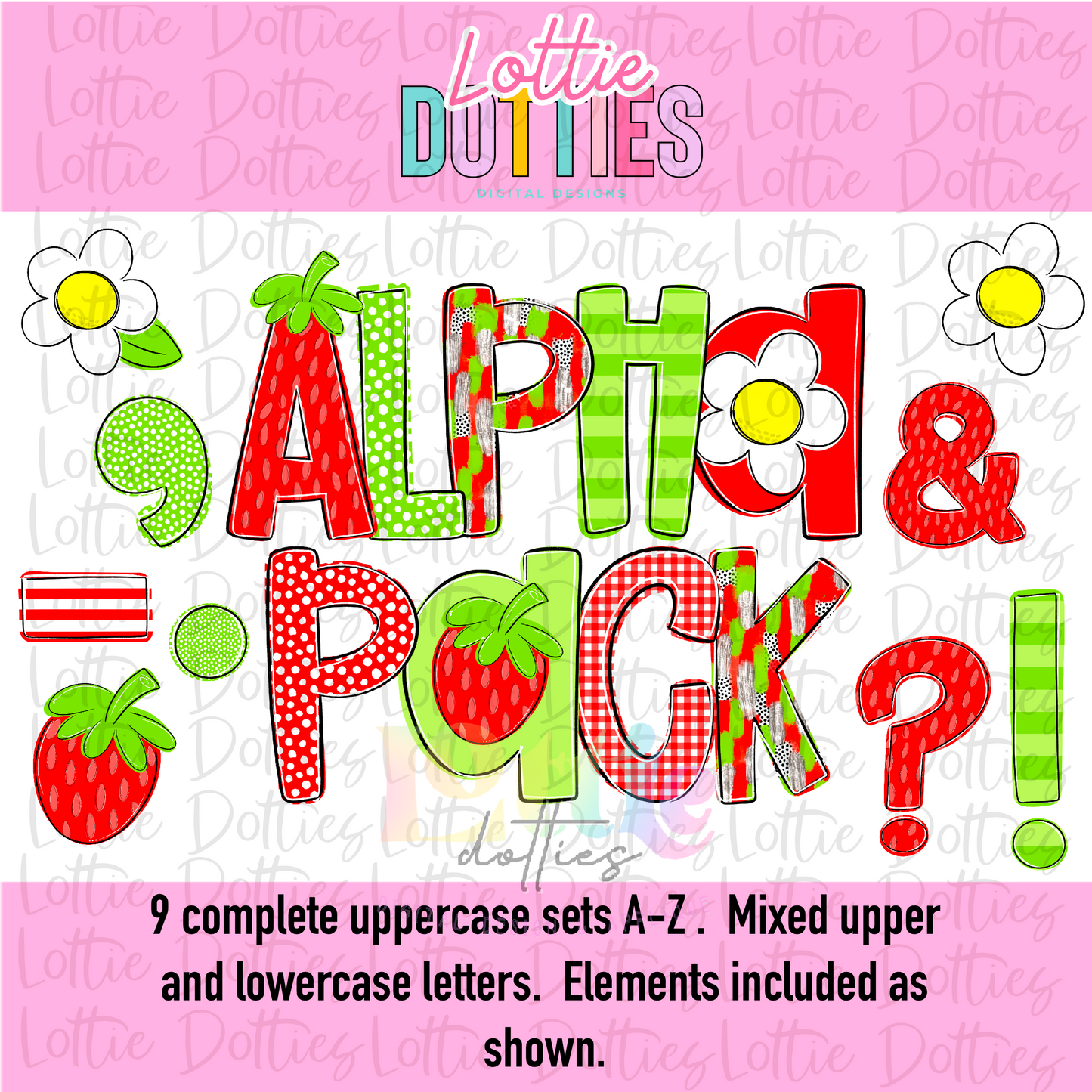 Red Strawberry Alpha Png - Strawberry Alpha Pack - Digital Download