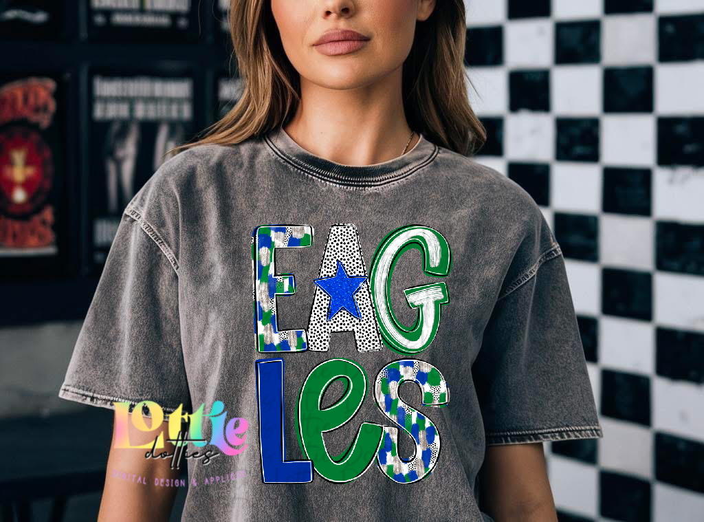 Green & Royal Spirit Alpha PNG - Spirit Alpha Set Sublimation- Digital Download