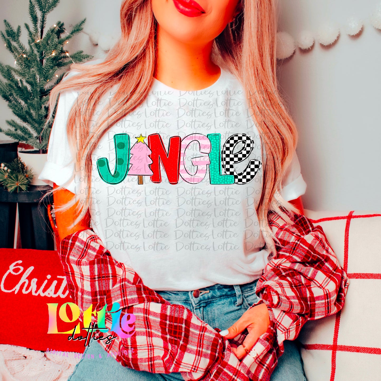 Jingle Alpha Pack - Christmas Alpha - Alphabet Clipart - Instant Download