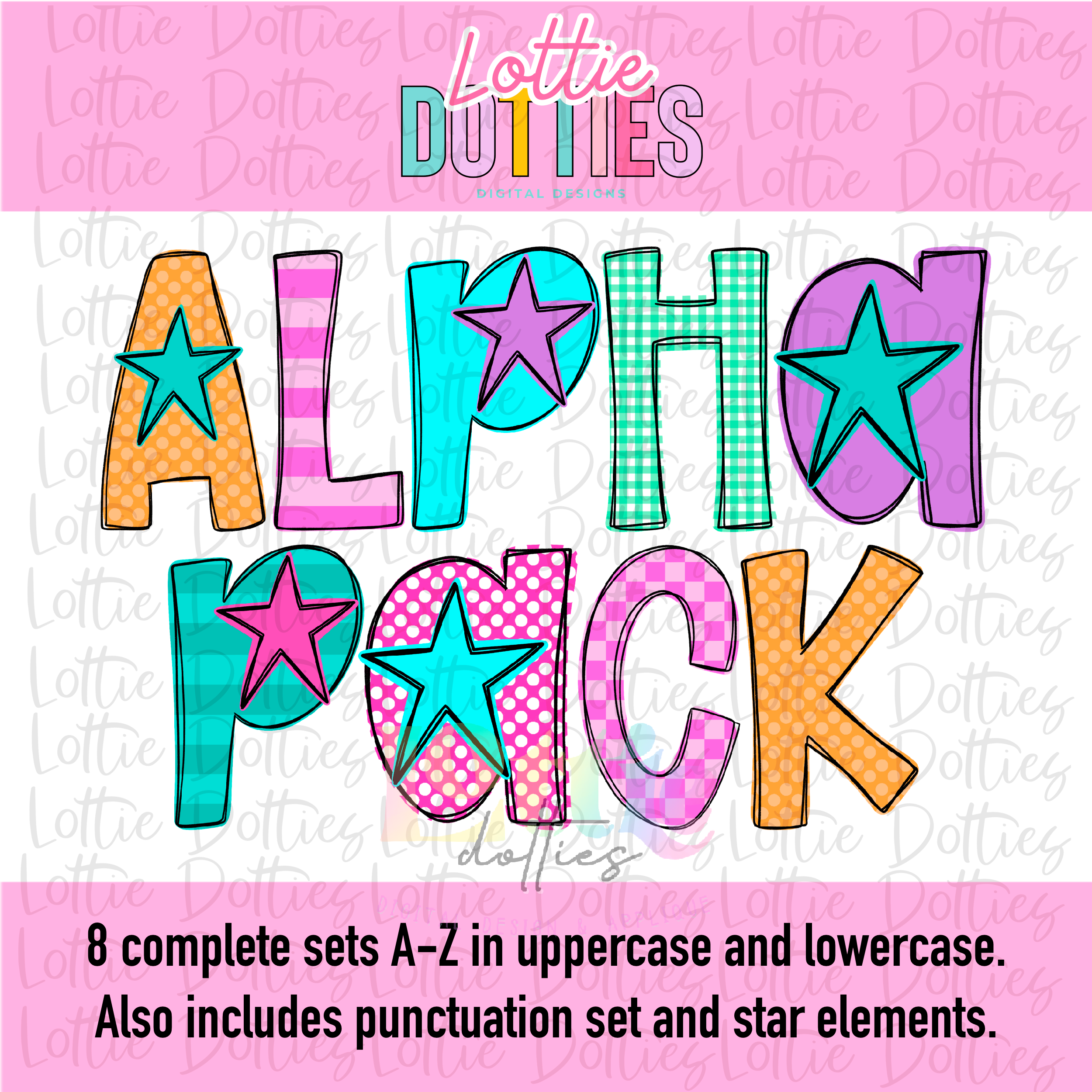Quinn Colorful Alpha - Alpha Pack - Alphabet Clipart - Alphabet - Occu ...