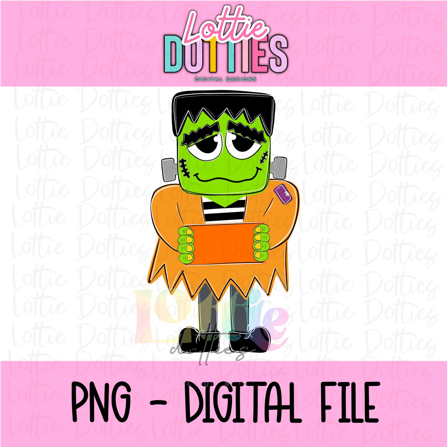 Frank PNG - Halloween Sublimation - Digital Download