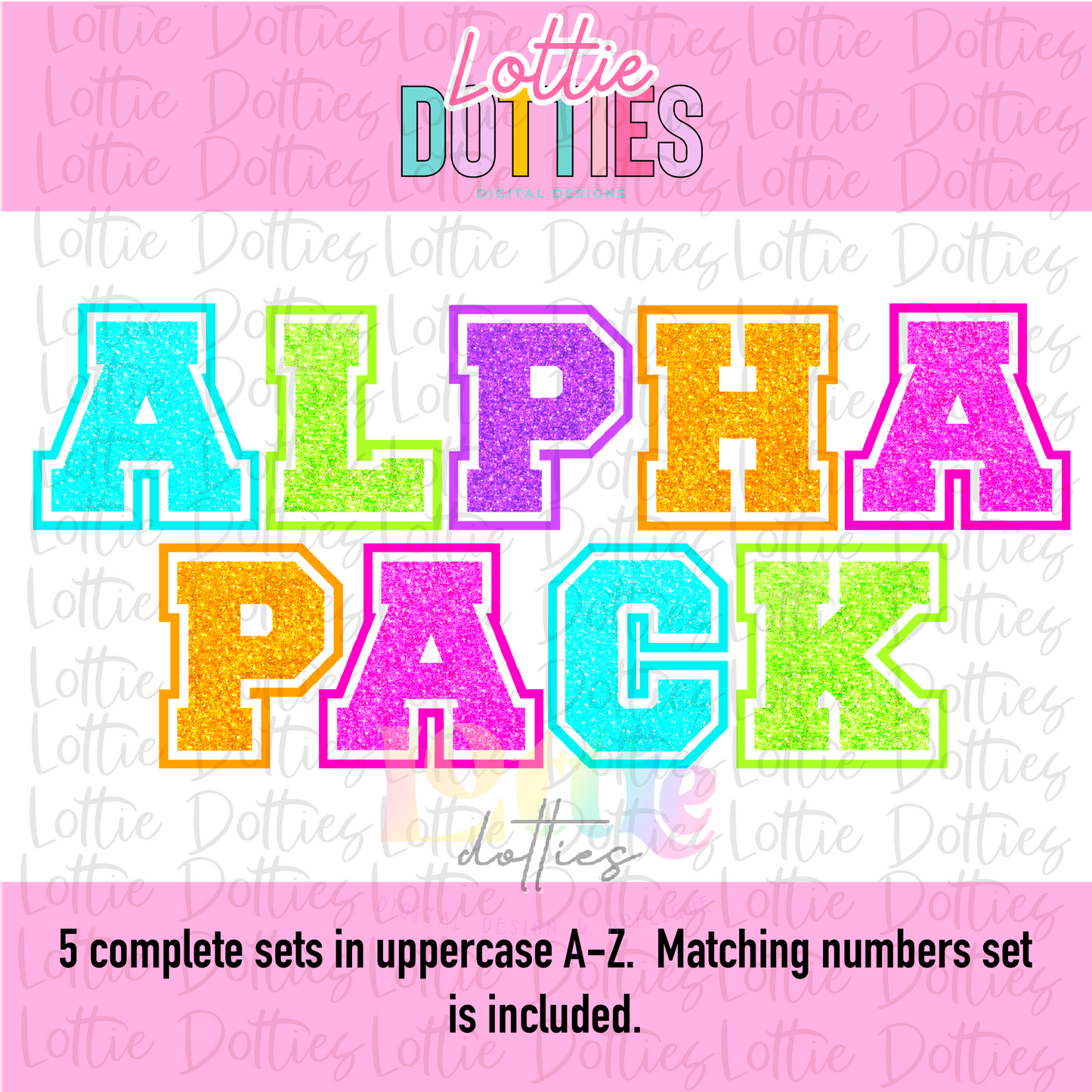 Glitter Alpha - Sports Glitter Alphabet - Alpha Pack - Alphabet Clipart - Instant Download - Alpha Pack