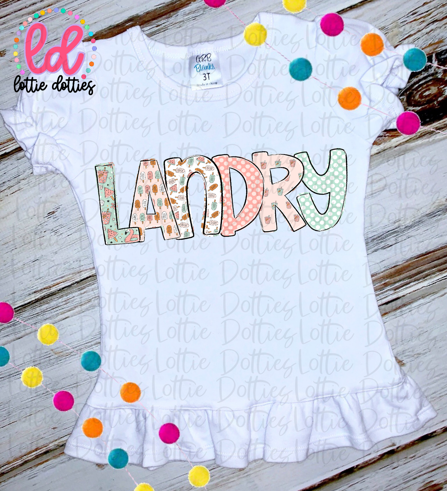 Popsicle Alpha PNG - Alphabet Sublimation - Digital Download