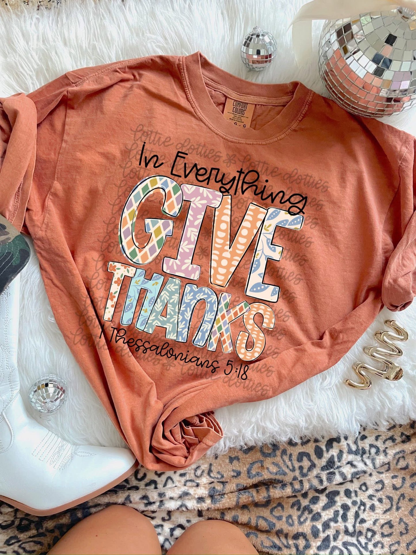 In Everything Give Thanks Png - Give Thanks - Religious Sublimation Design - Digital Download