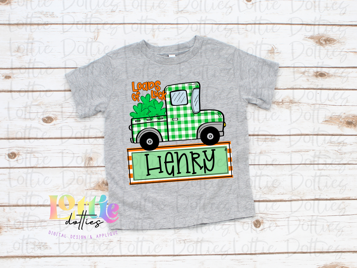 Loads of Luck Nameplate - Loads of Luck PNG - Luck Design Sublimation - Digital Download