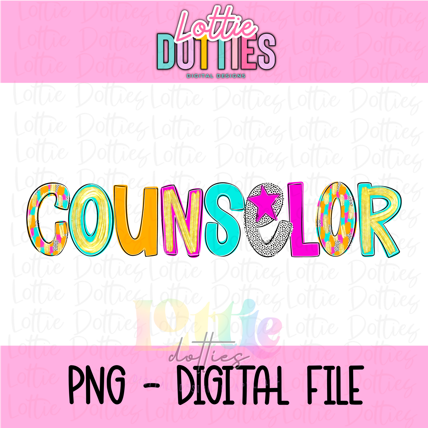 Counselor PNG - Counselor PNG- Digital Download - Sublimation Design