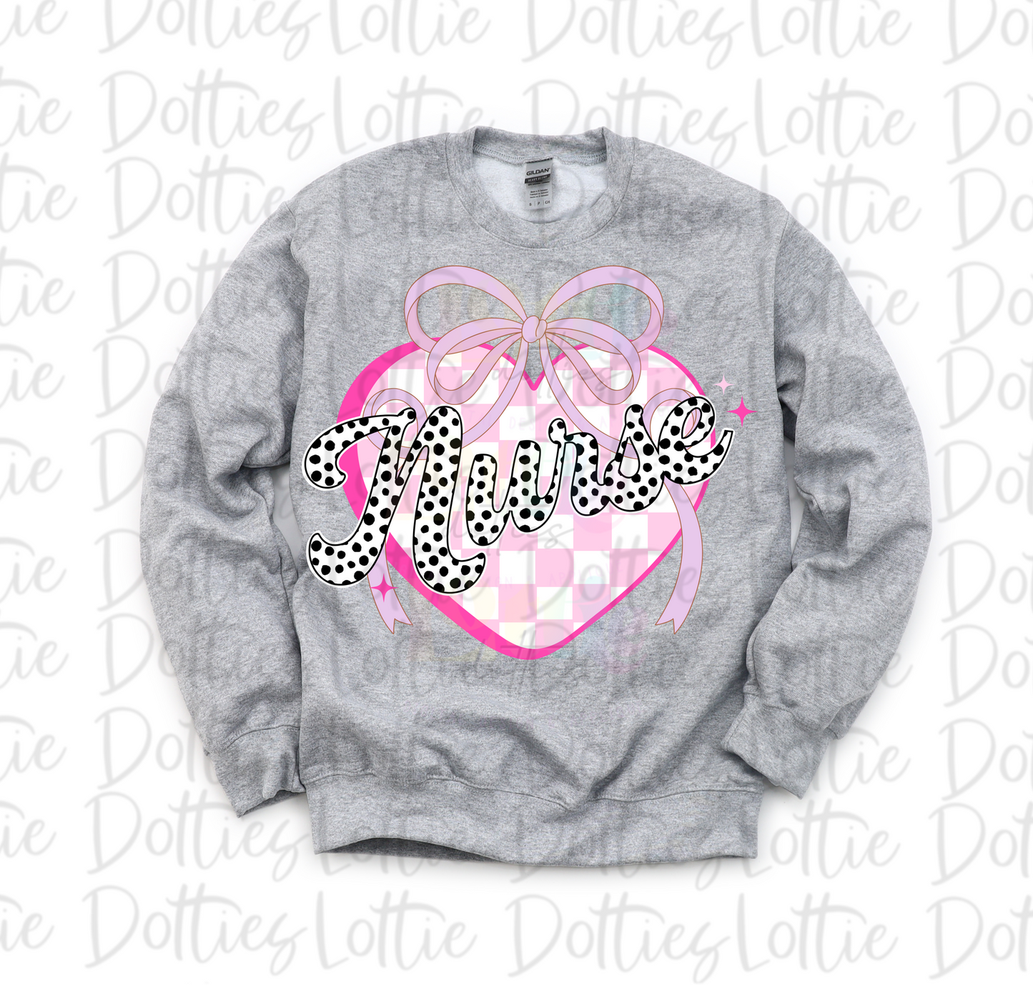Nurse Heart PNG - Nurse Heart Pink - Valentine's Day Sublimation - Valentines Design