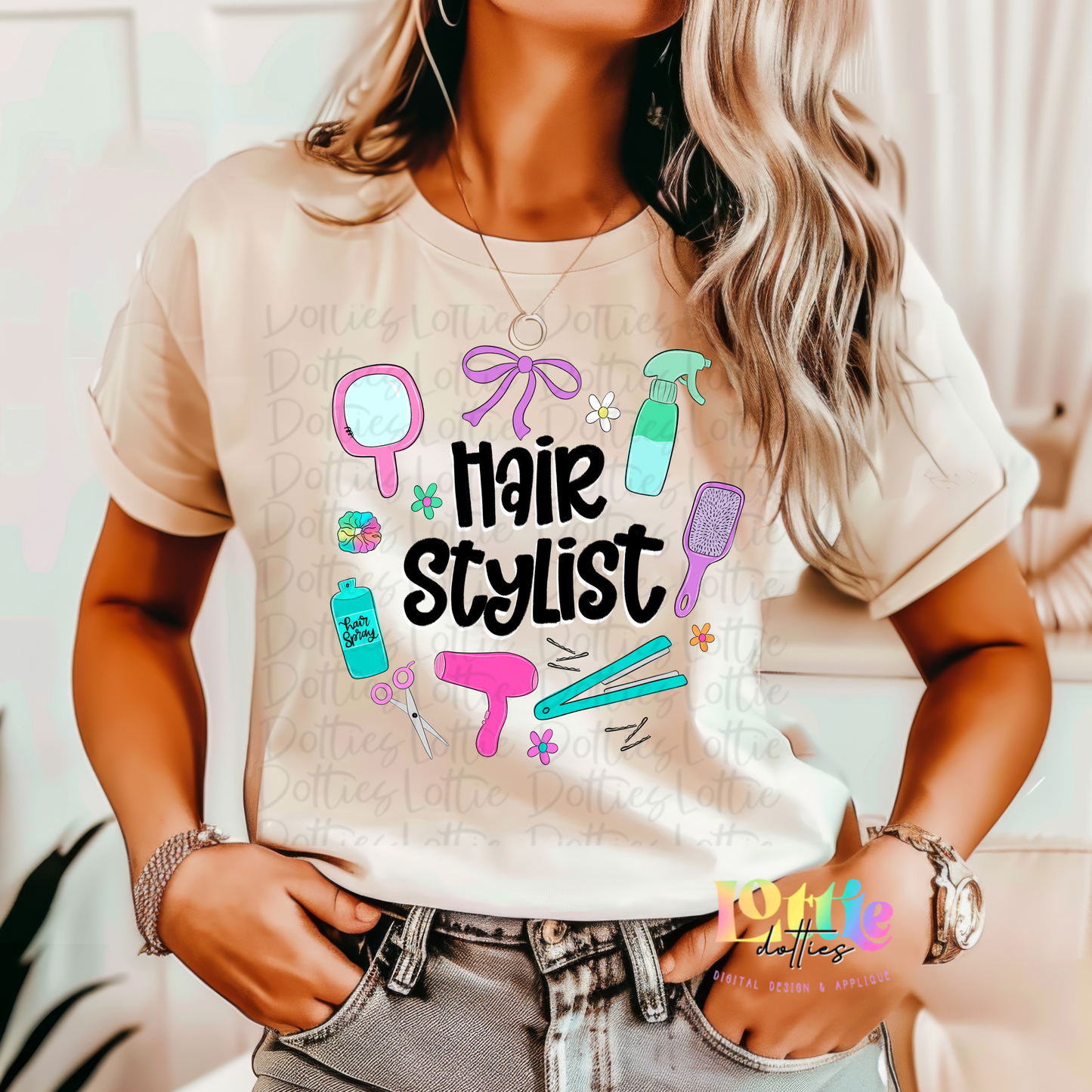Hair Stylist - Hair Stylist PNG- Instant Download