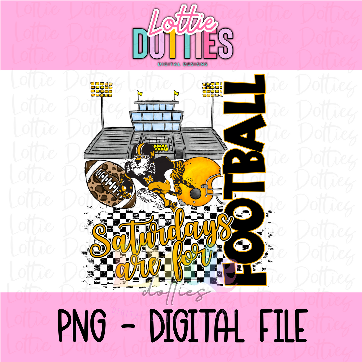 Mizzou PNG - Saturdays are for Football Designs - Digital Download