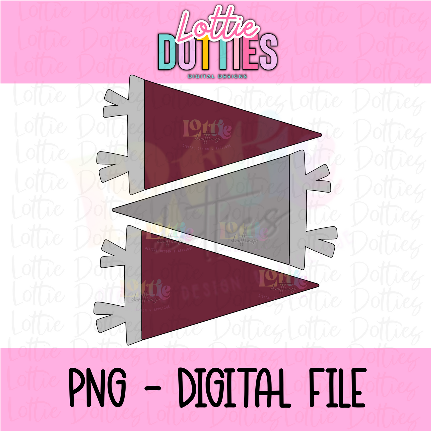 Maroon and Gray Flags PNG - Flags Sublimation - Digital Download