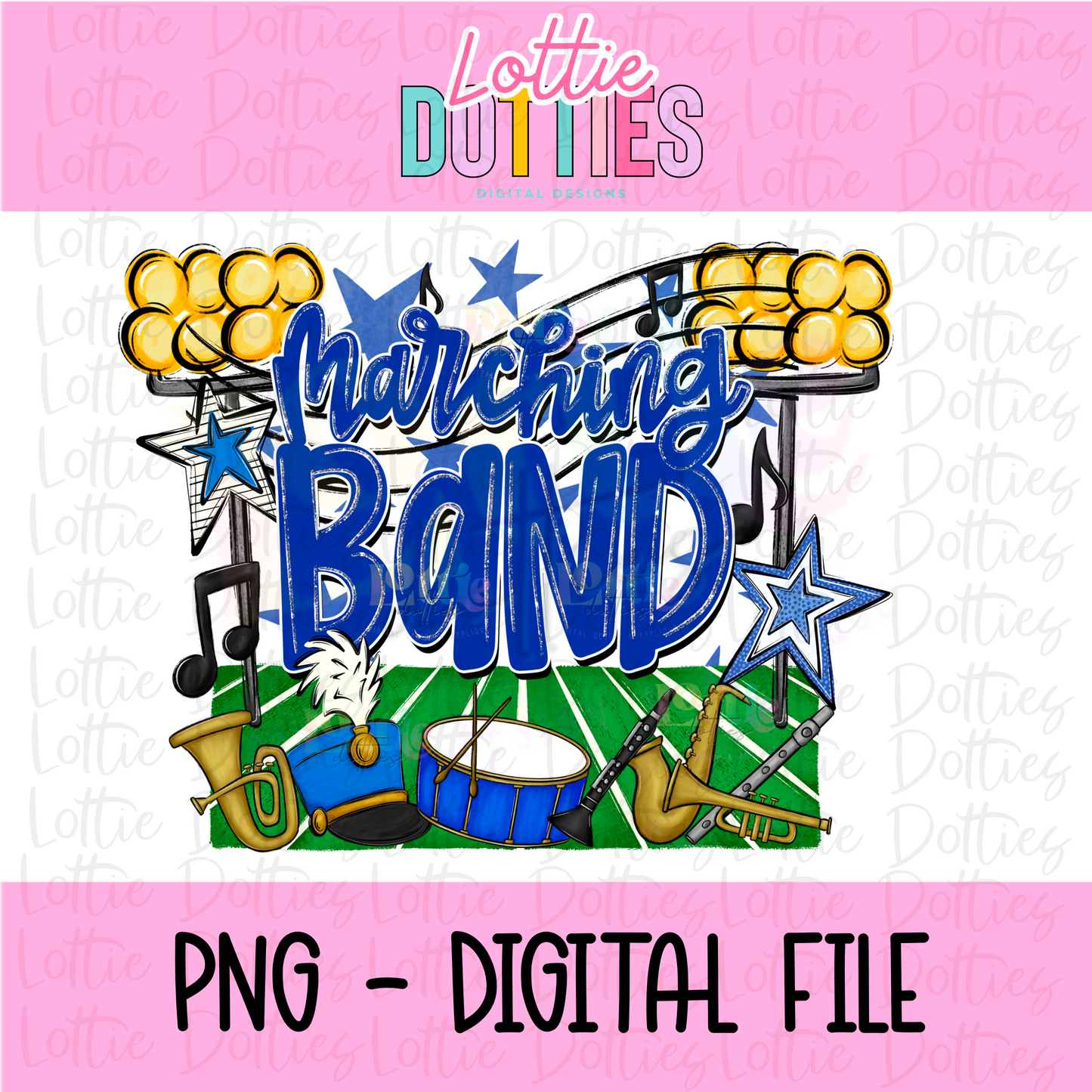 Marching Band PNG - Royal Marching Band design - Digital Download