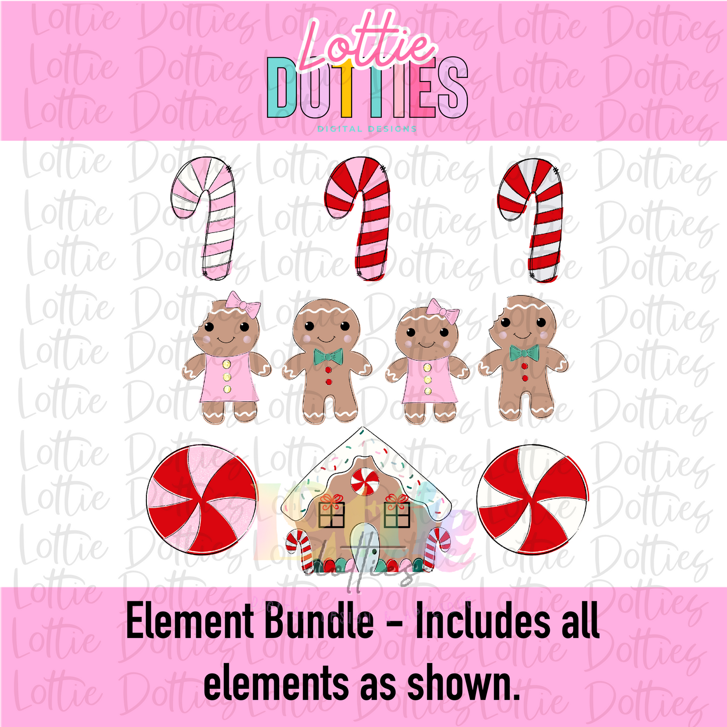 Gingerbread Bundle PNG - Gingerbread Sublimation- Digital Download