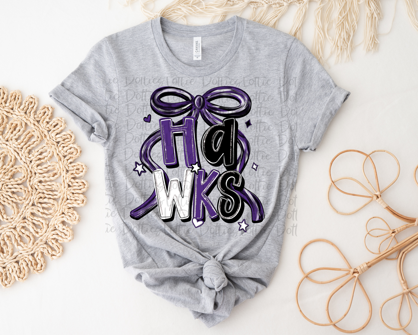 Hawks PNG - Hawks bow design - Digital Download - coquette design