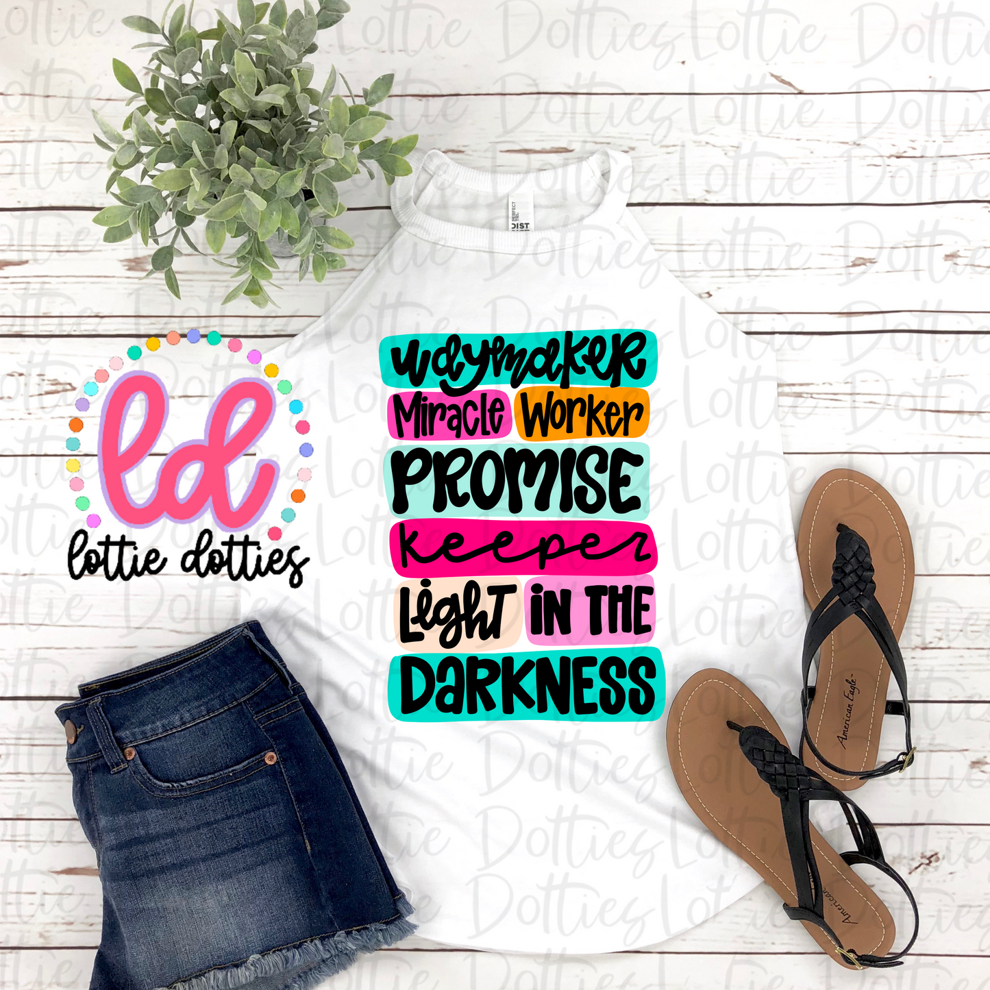 Waymaker PNG - Waymaker Colorful Sublimation - Digital Download