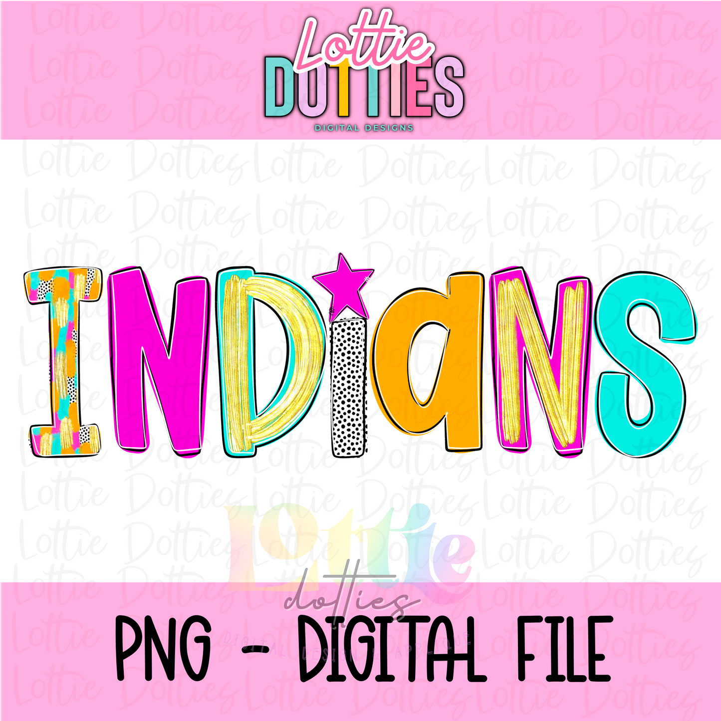 Indians PNG - Indians Poppy Sublimation- Digital Download