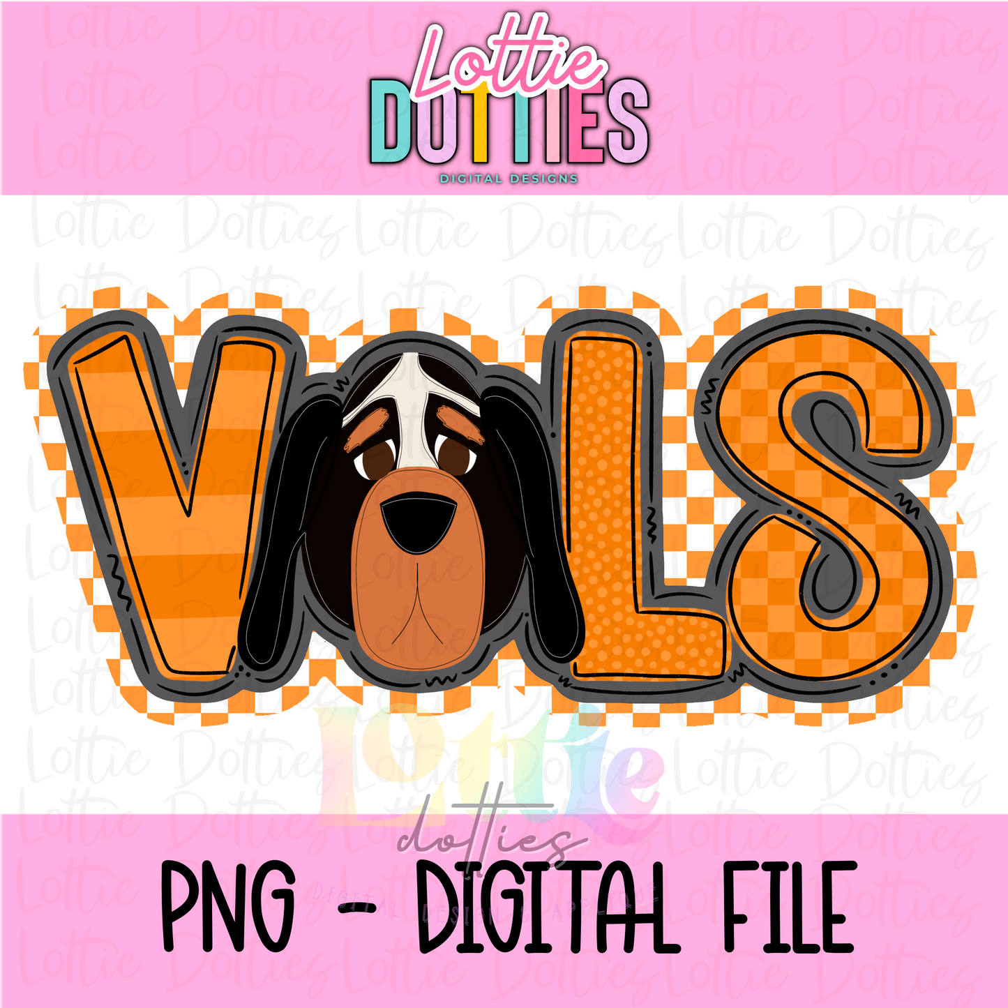 Vols Orange PNG | Vols PNG| Digital Download
