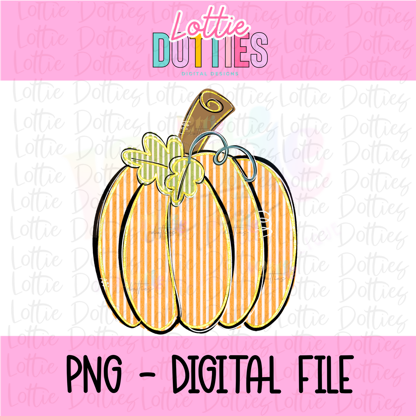 Pumpkin PNG - Halloween Sublimation Design - Digital Download