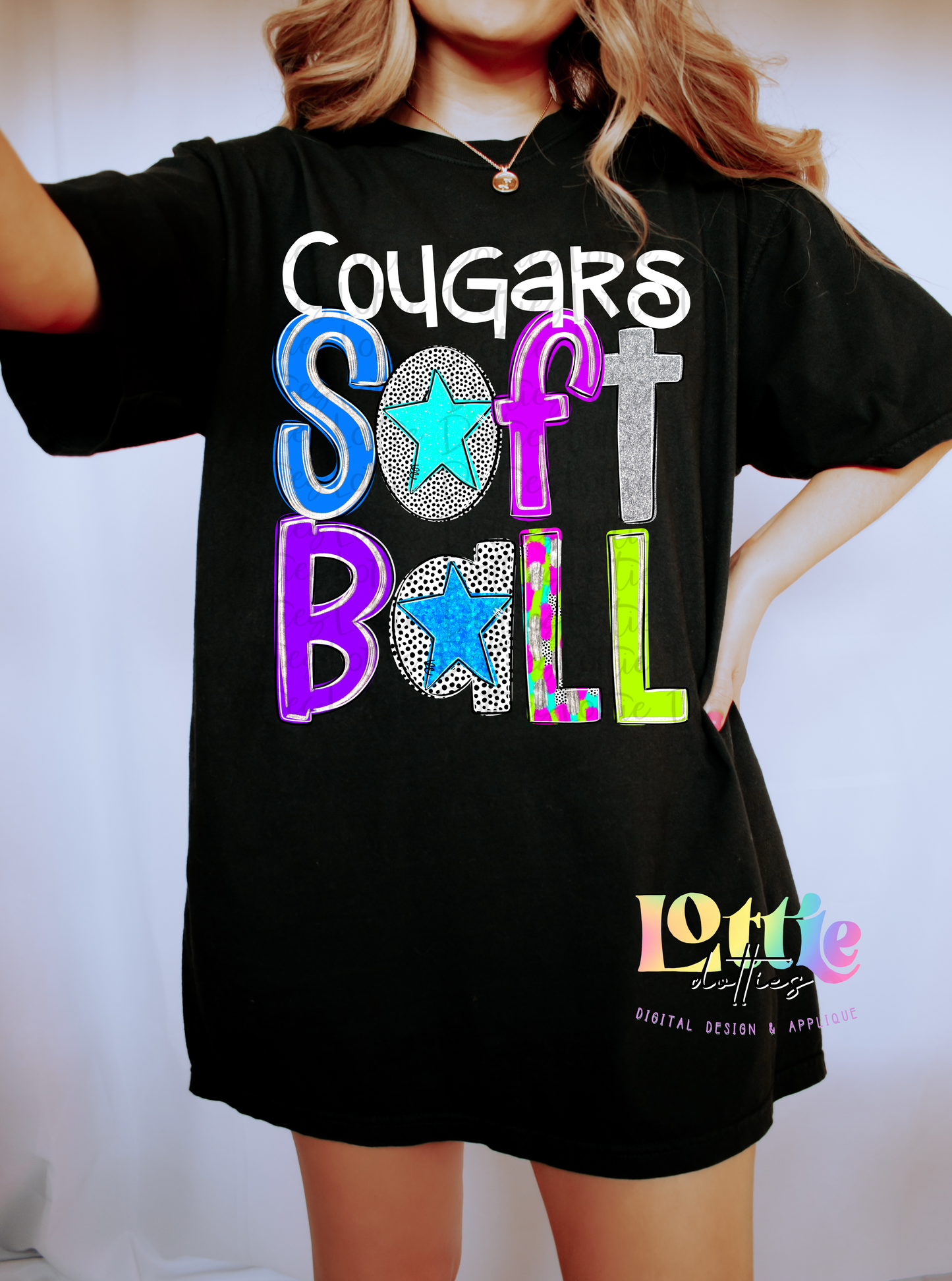 Softball Png - Bright Sublimation - Digital Download - Neon Softball