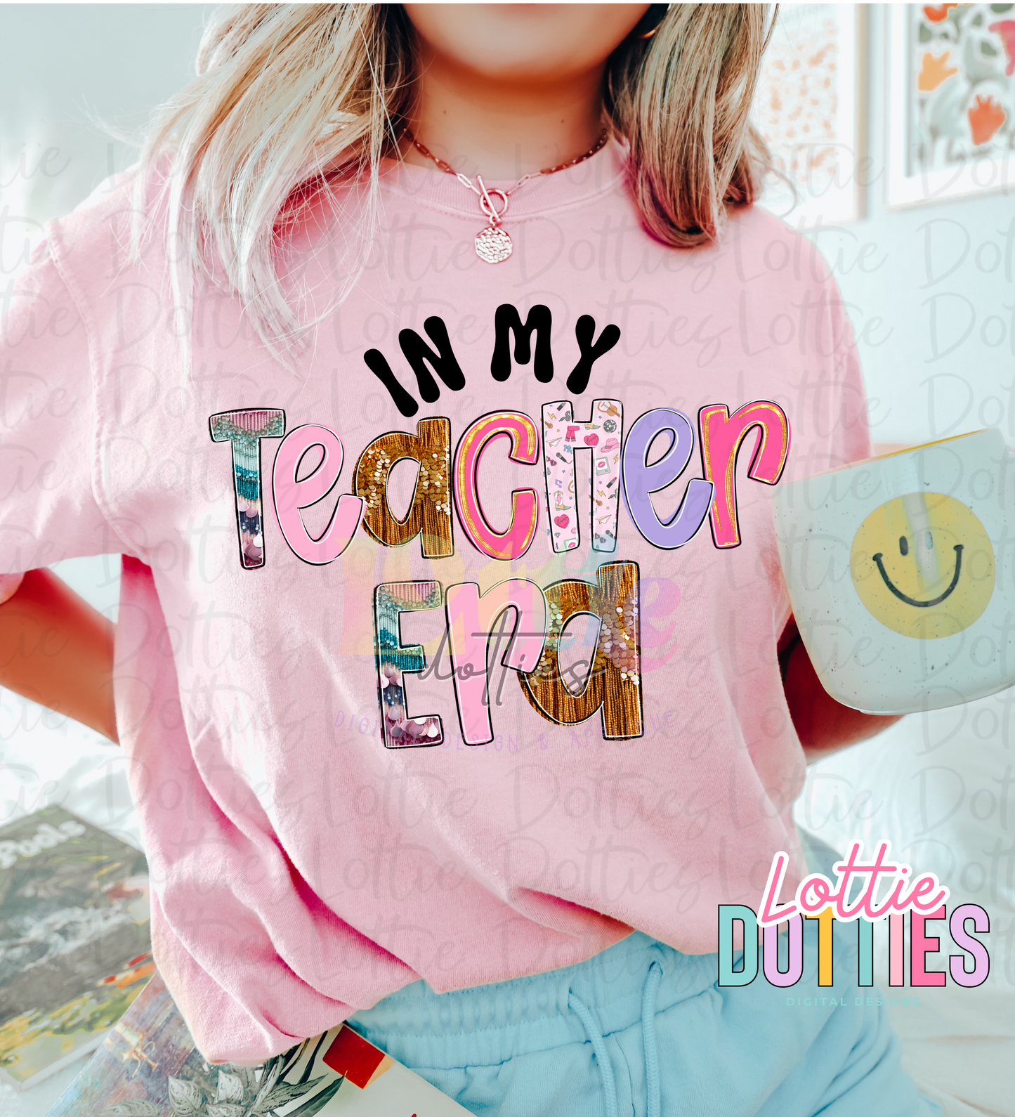 Teacher Era PNG - PNG Clipart - Instant Download - School Teacher Designs