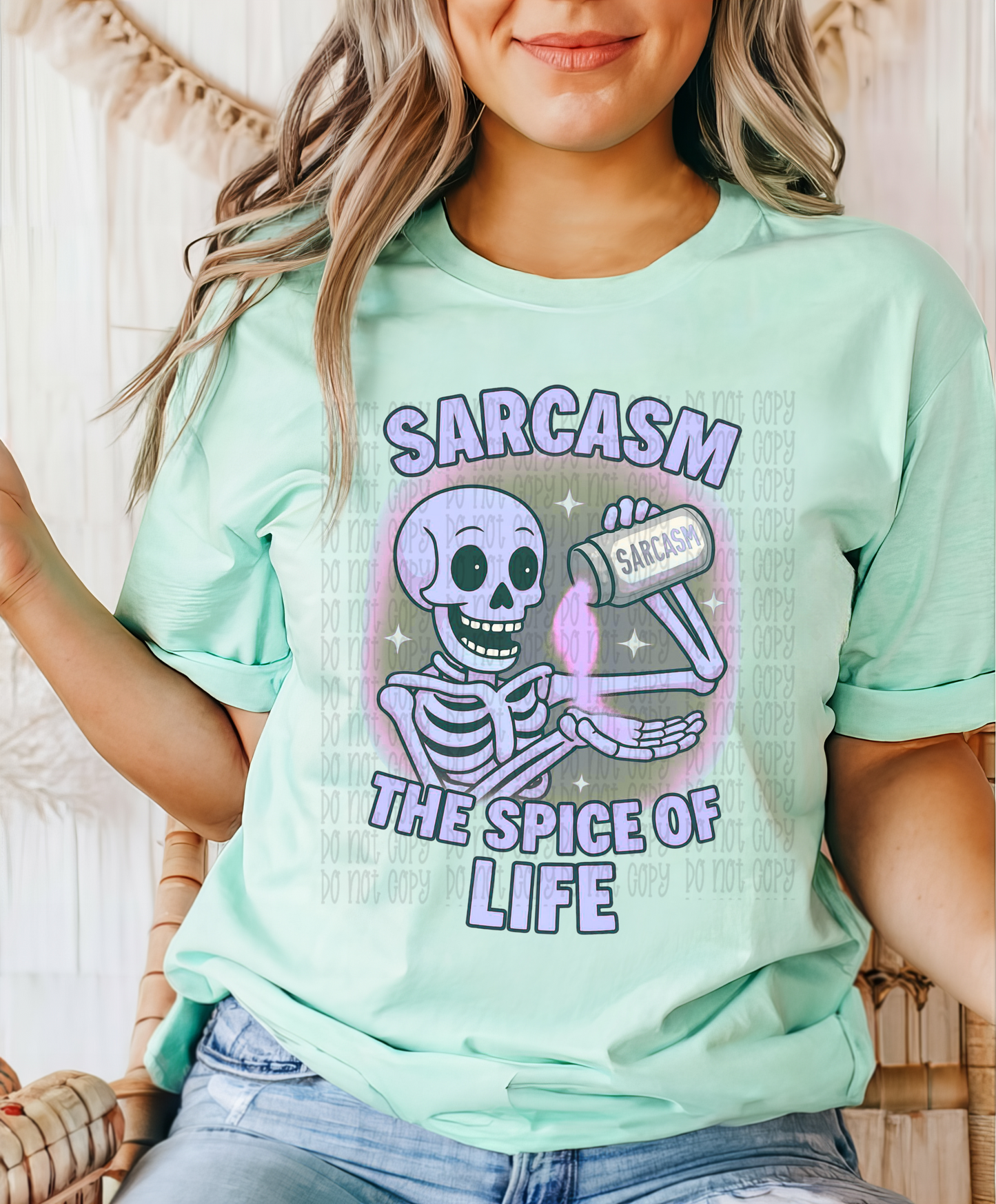 Sarcasm the Spice of Life Png - Spooky Season - Halloween Sublimation Design - Digital Download