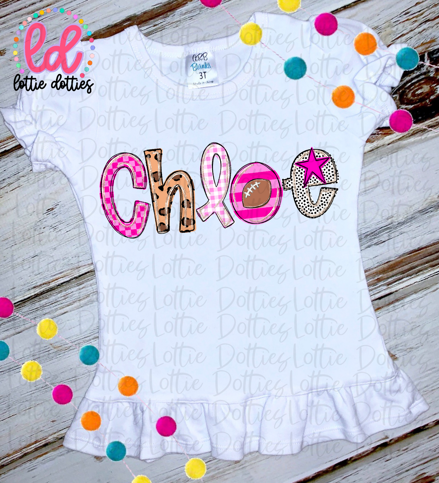 Pink Football Alpha - Pink Football Alphabet - Alpha Pack - Alphabet Clipart - Instant Download - Alpha Pack - breast cancer awareness - in October we wear pink