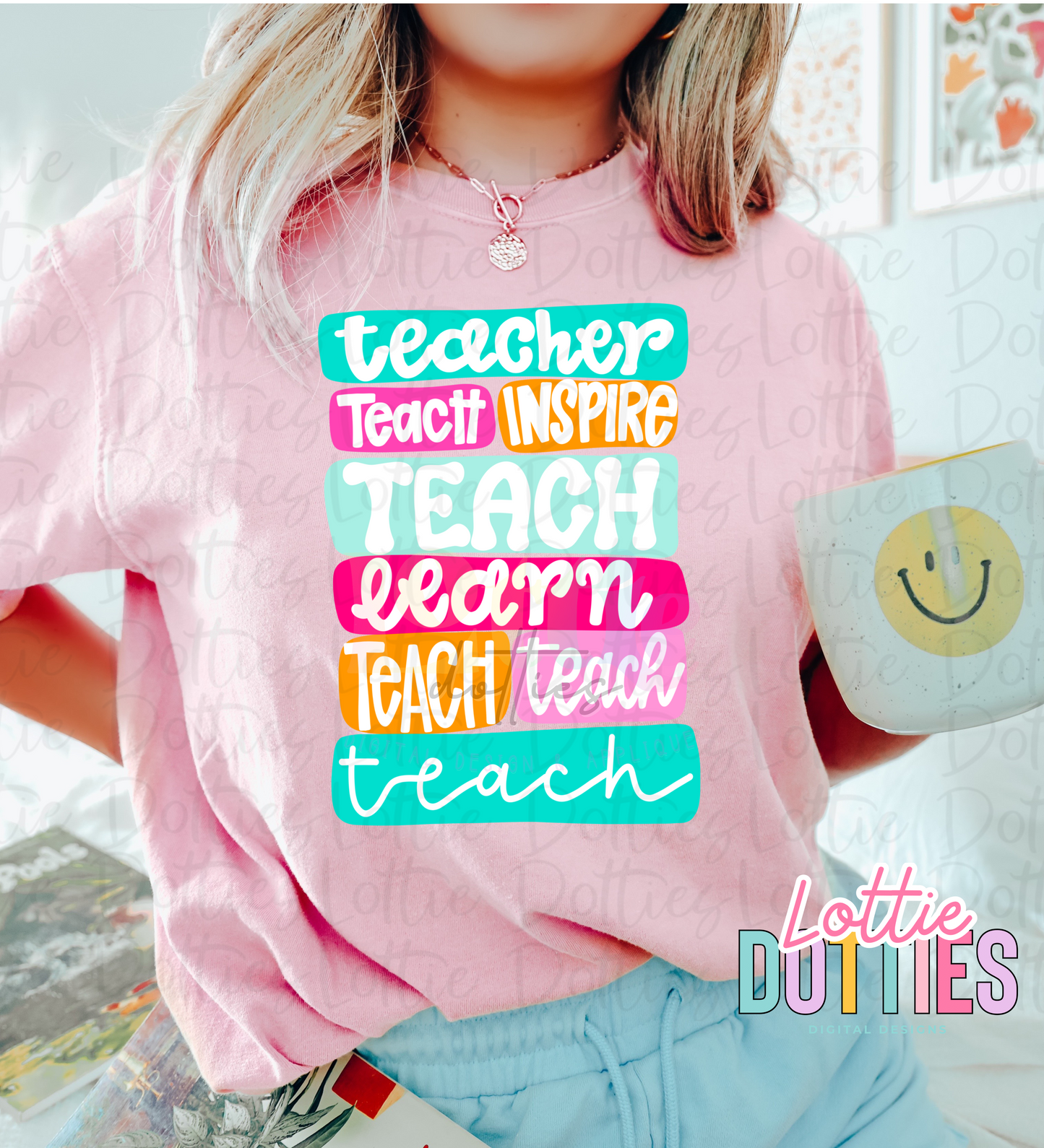 Teacher PNG - Teacher Sublimation - Digital Download