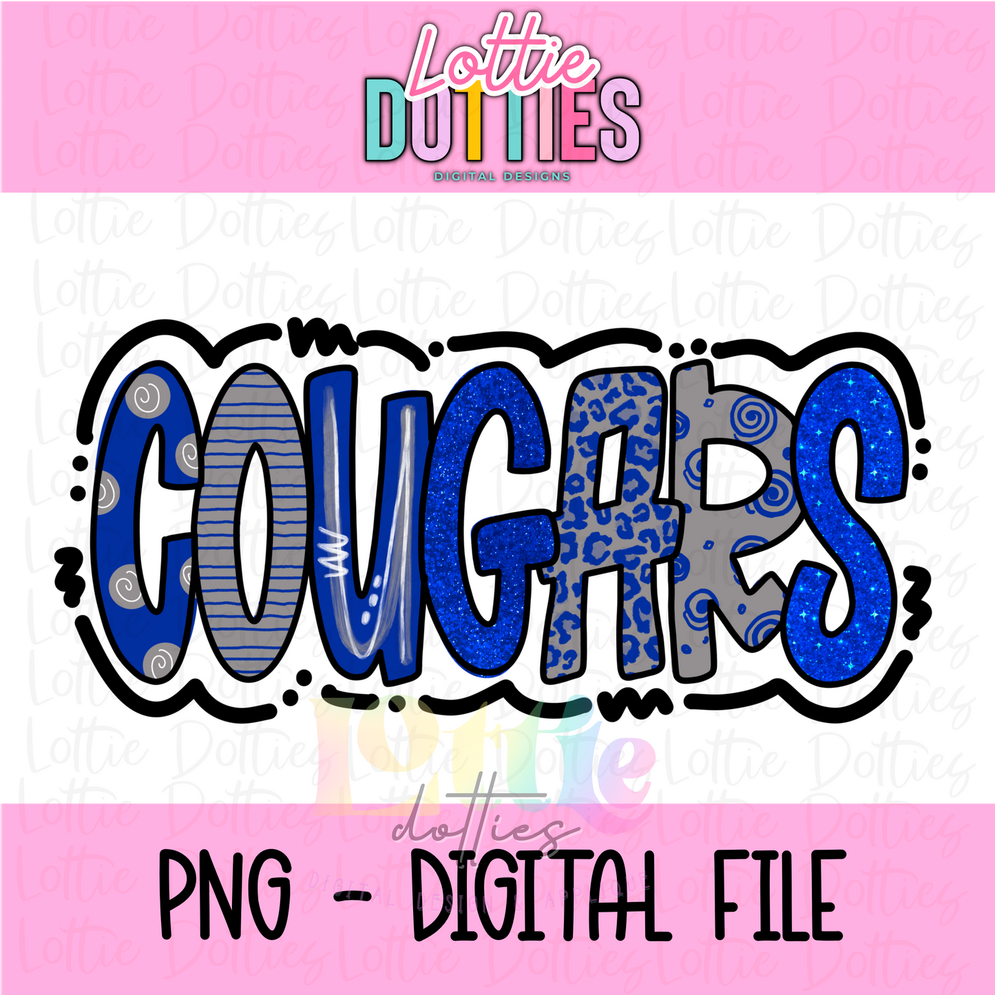Cougars Png - Cougars Sublimation - Digital Download
