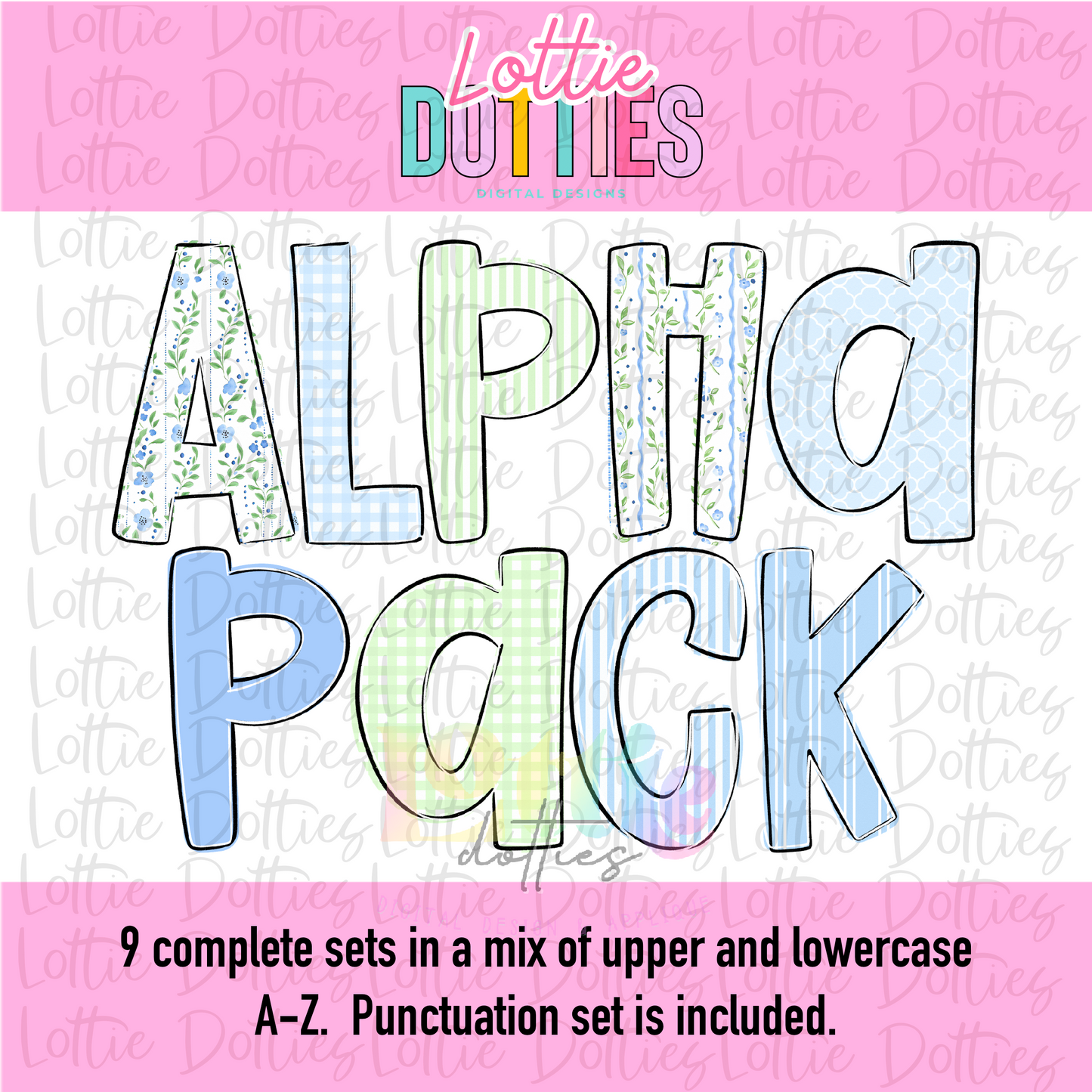 Dainty Floral Alpha PNG - Floral Alpha Set Sublimation- Digital Download