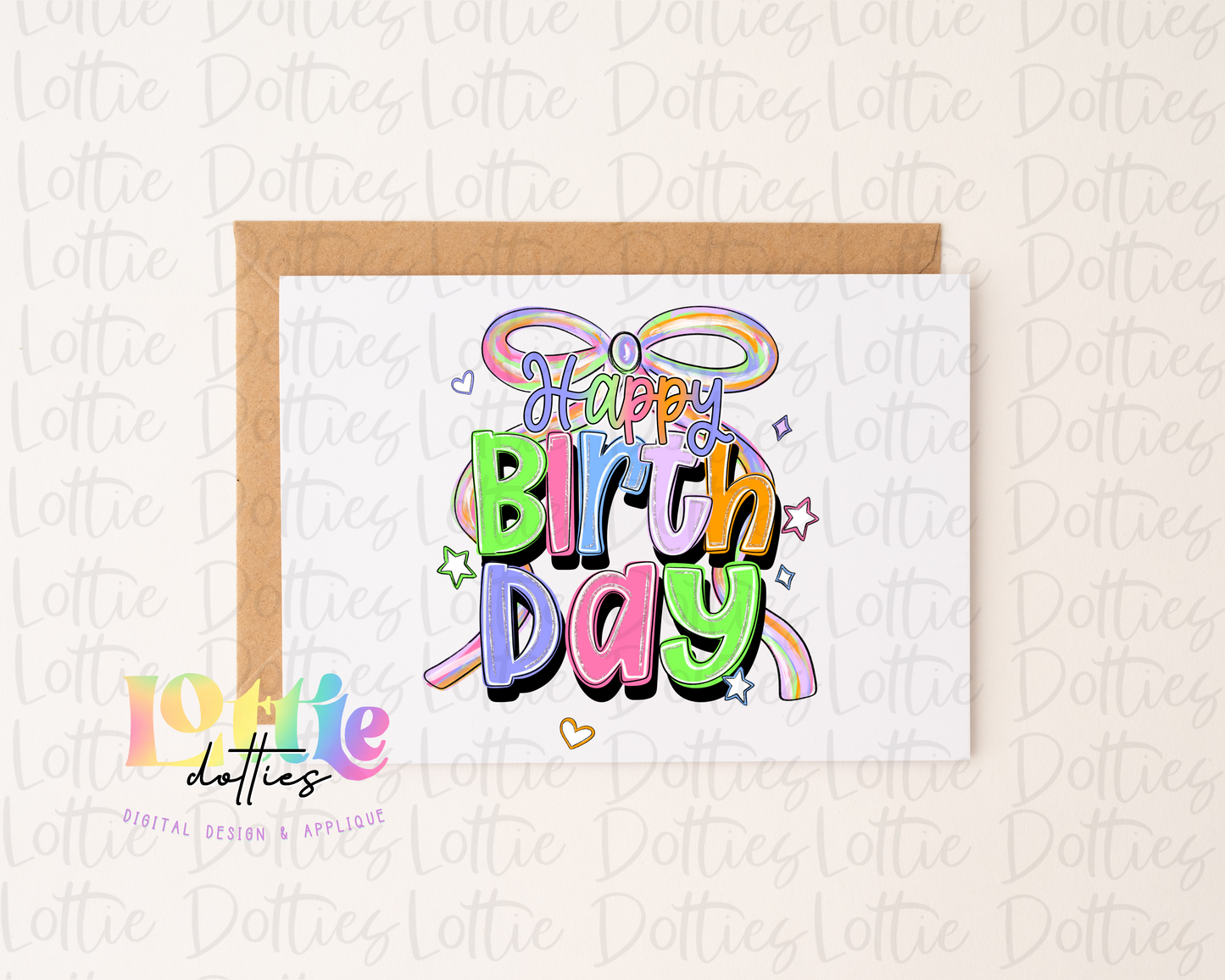 Happy Birthday Bow PNG - Birthday Bow - Sublimation - Digital Download