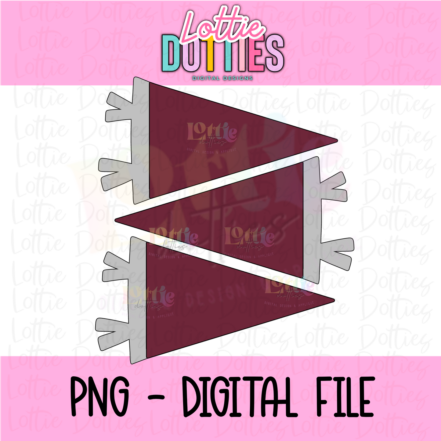 Maroon Flags PNG - Flags Sublimation - Digital Download