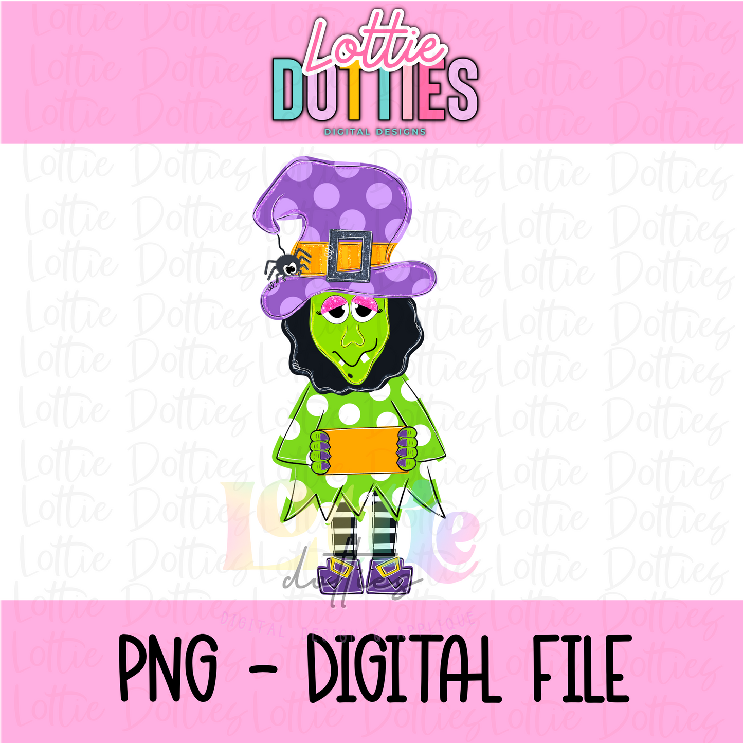 Witch PNG - Halloween Sublimation - Digital Download