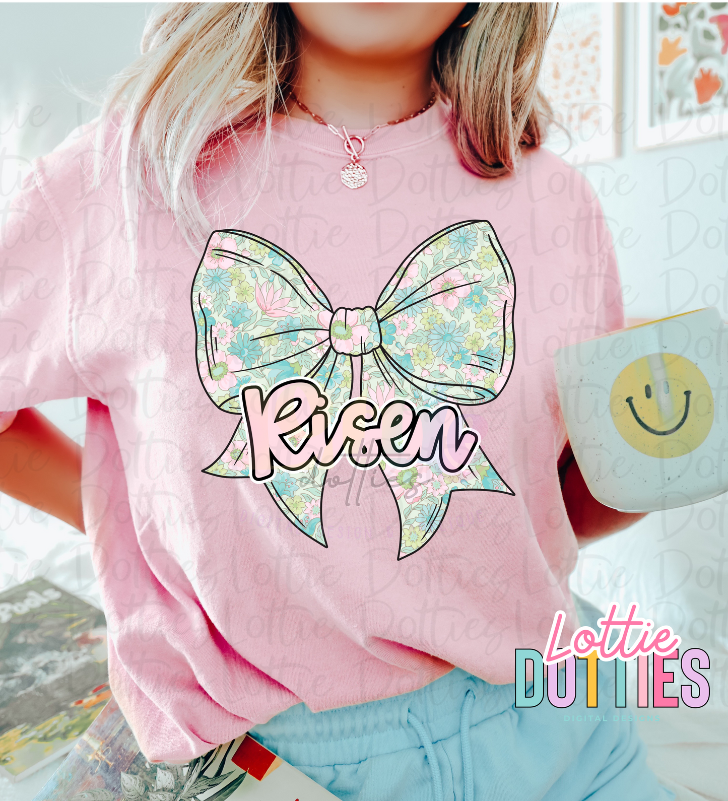 Risen Bow - Risen Bow PNG - Bow Design Sublimation - Digital Download