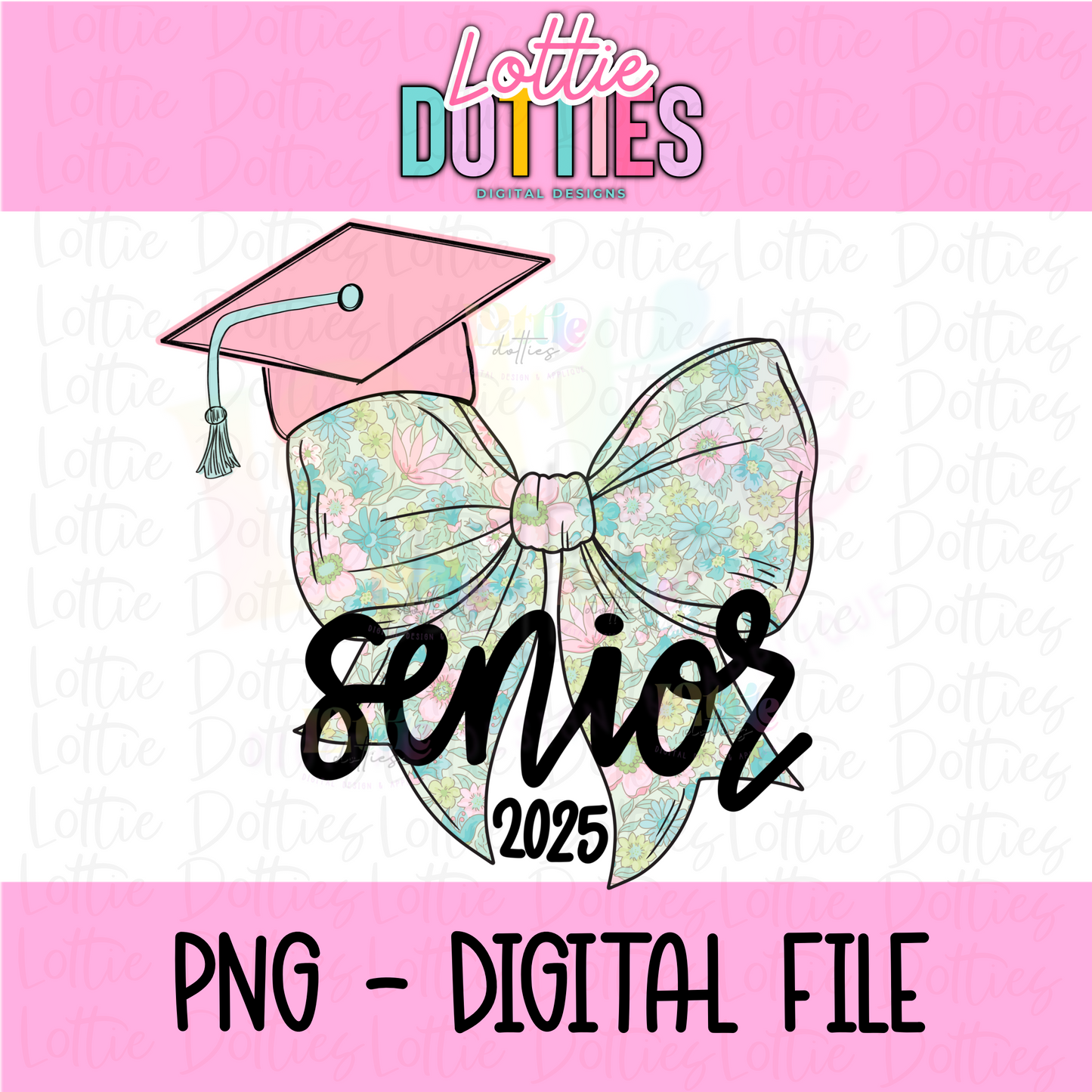 Senior Bow PNG - Senior Bow Sublimation - Digital Download