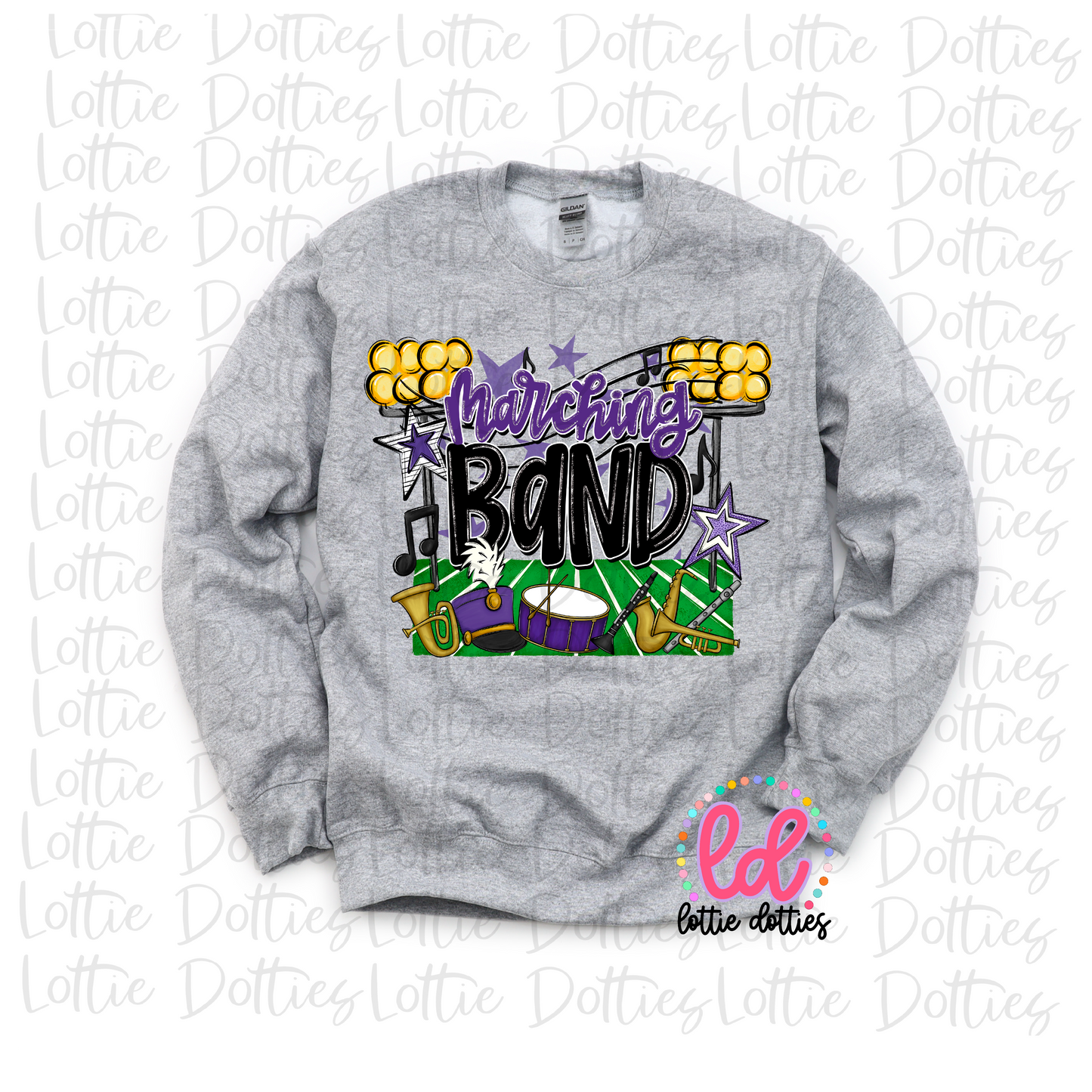 Marching Band PNG - Purple and Black Marching Band design - Digital Download