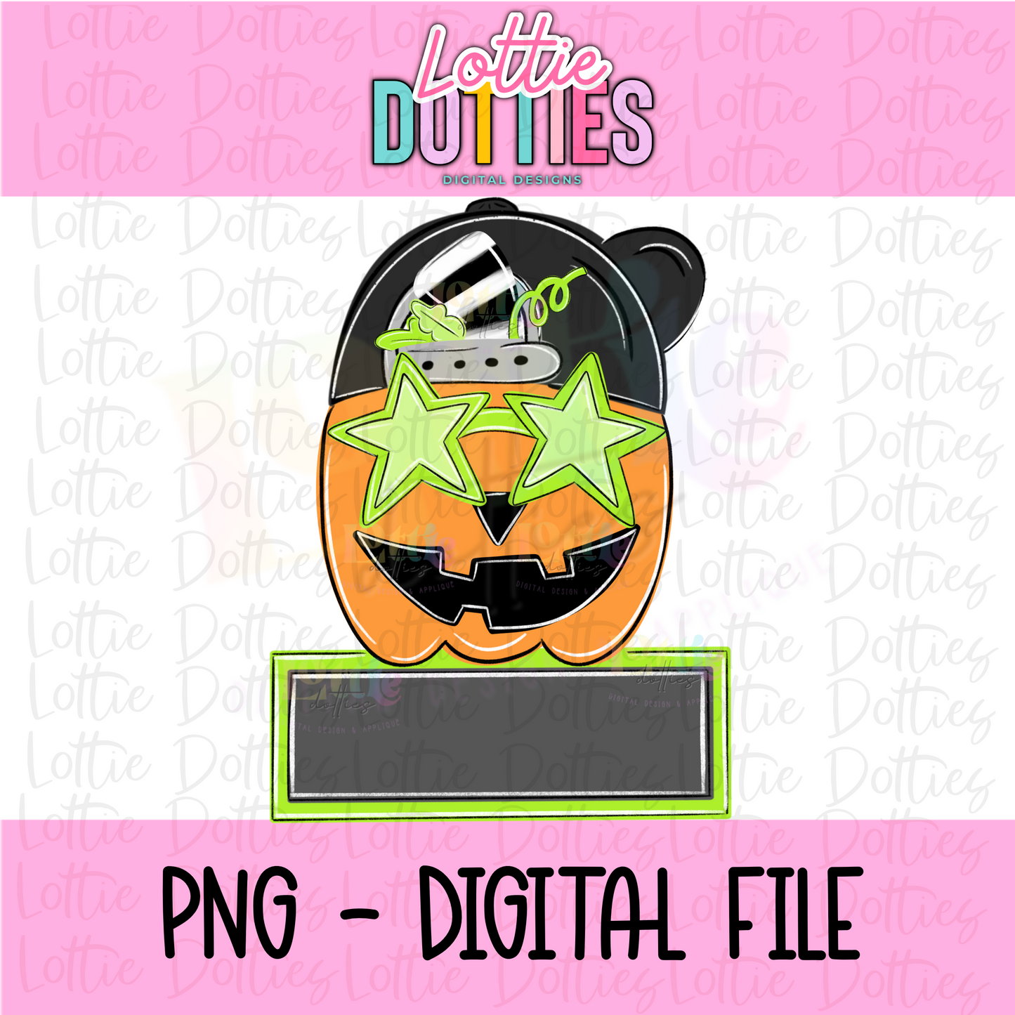 Jack Name Plate Png - Jack-o-lantern Png - Halloween Sublimation Design - Kids Halloween Design - Digital Download
