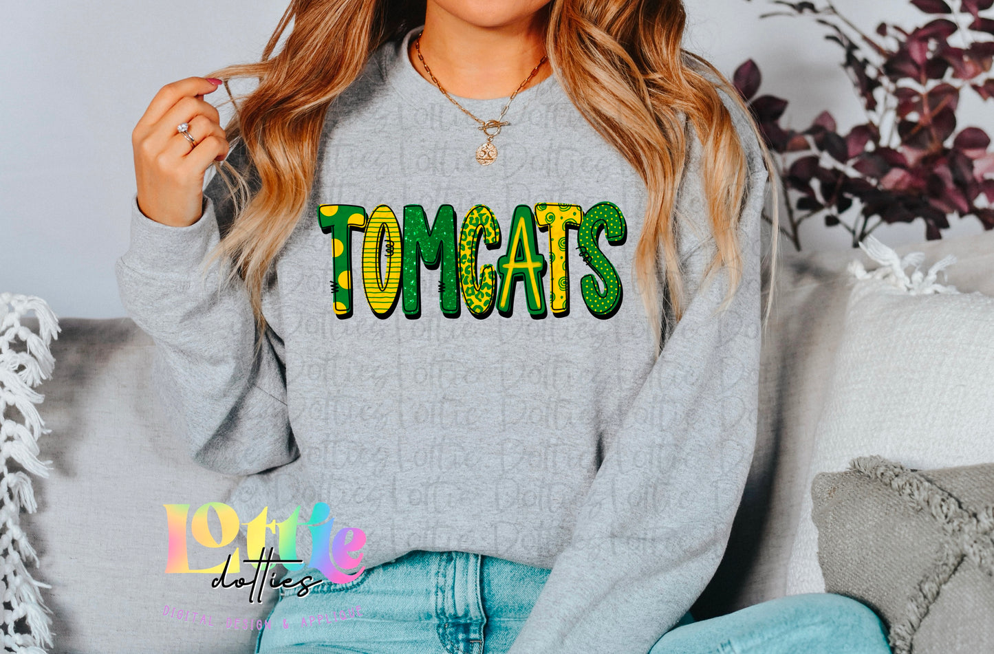 Tomcats PNG Sublimation design - Digital Download