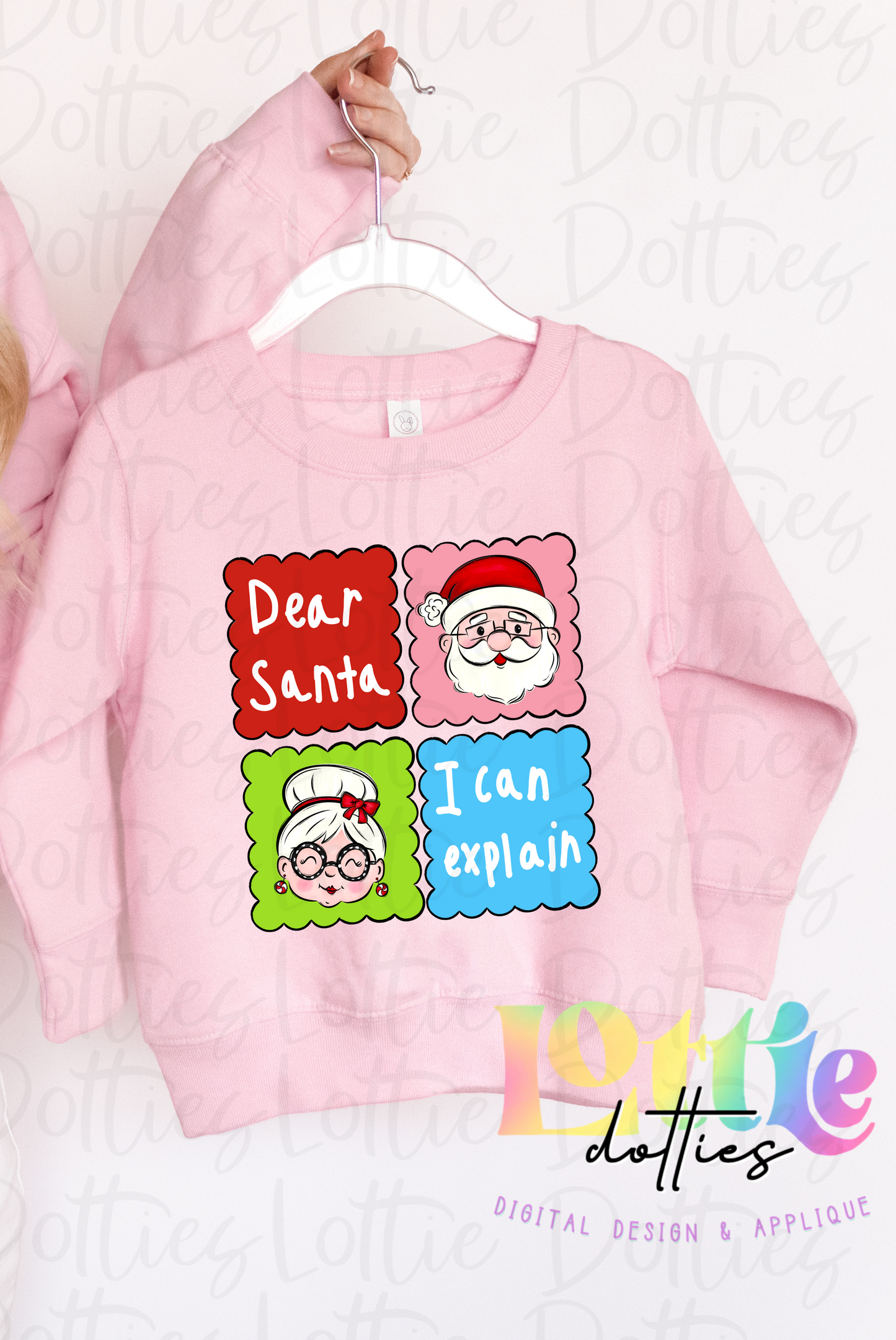 Dear Santa I Can Explain | PNG | Christmas Design | Digital Download